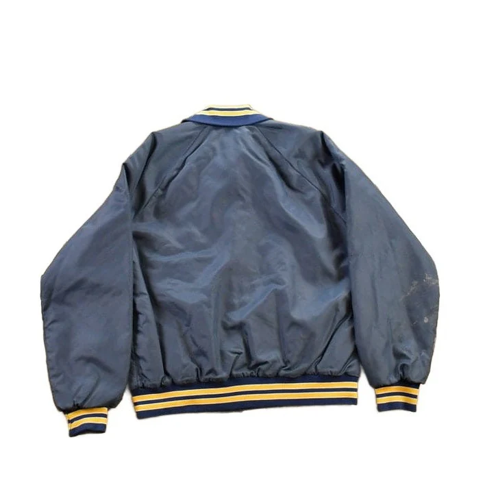 Vintage 1980s Brainerd Community College Bomber Jacket Men's Large - Image 2