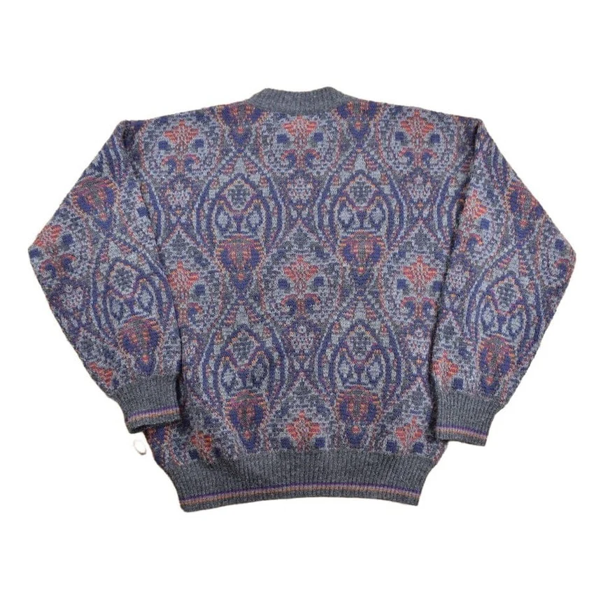 Vintage 1980s Cambridge Classics Knit Sweater Men's Large - Image 2