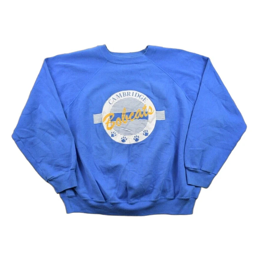 Vintage 1980s Cambridge University Collegiate Crewneck Men's Medium