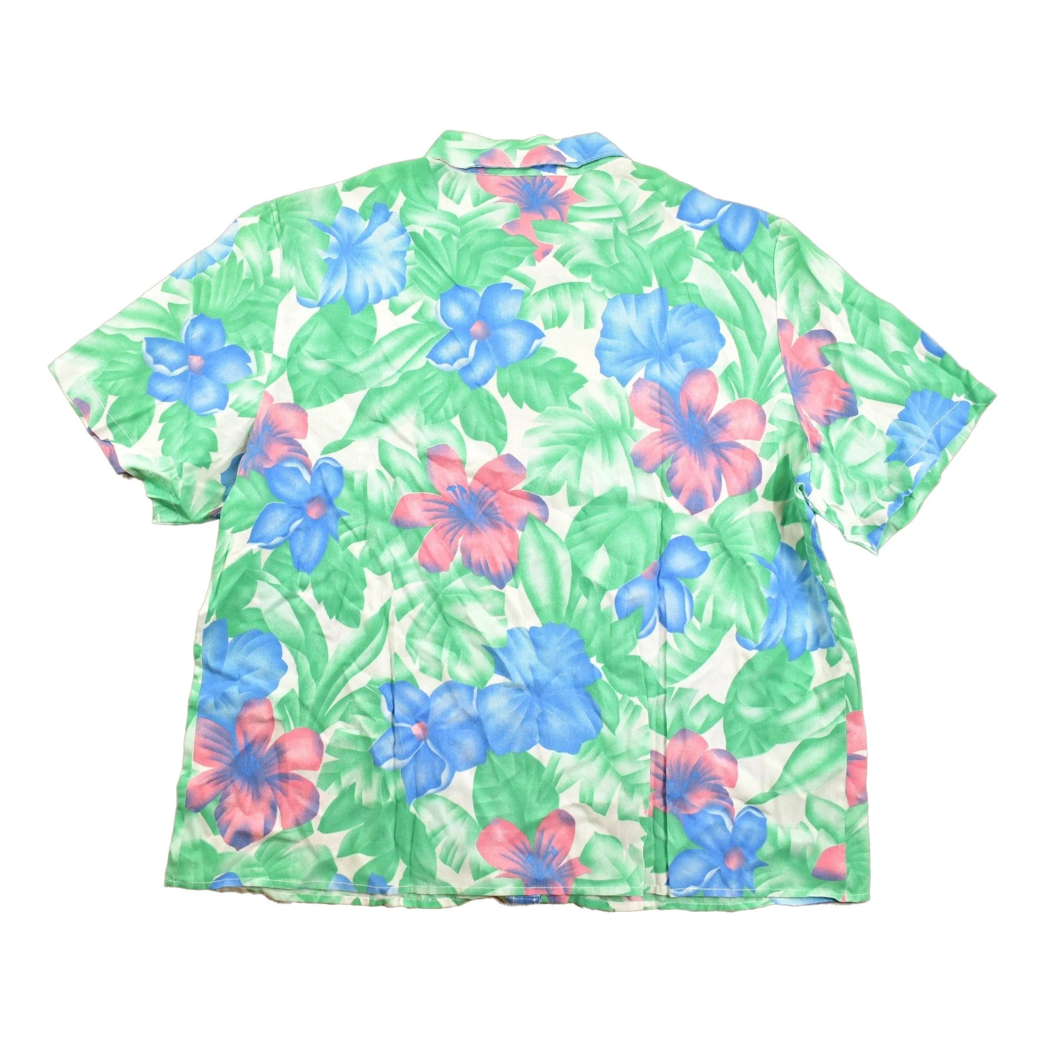 Vintage 1980s Cape Cod Sportswear Floral Button Up Shirt Men's Large - Image 2