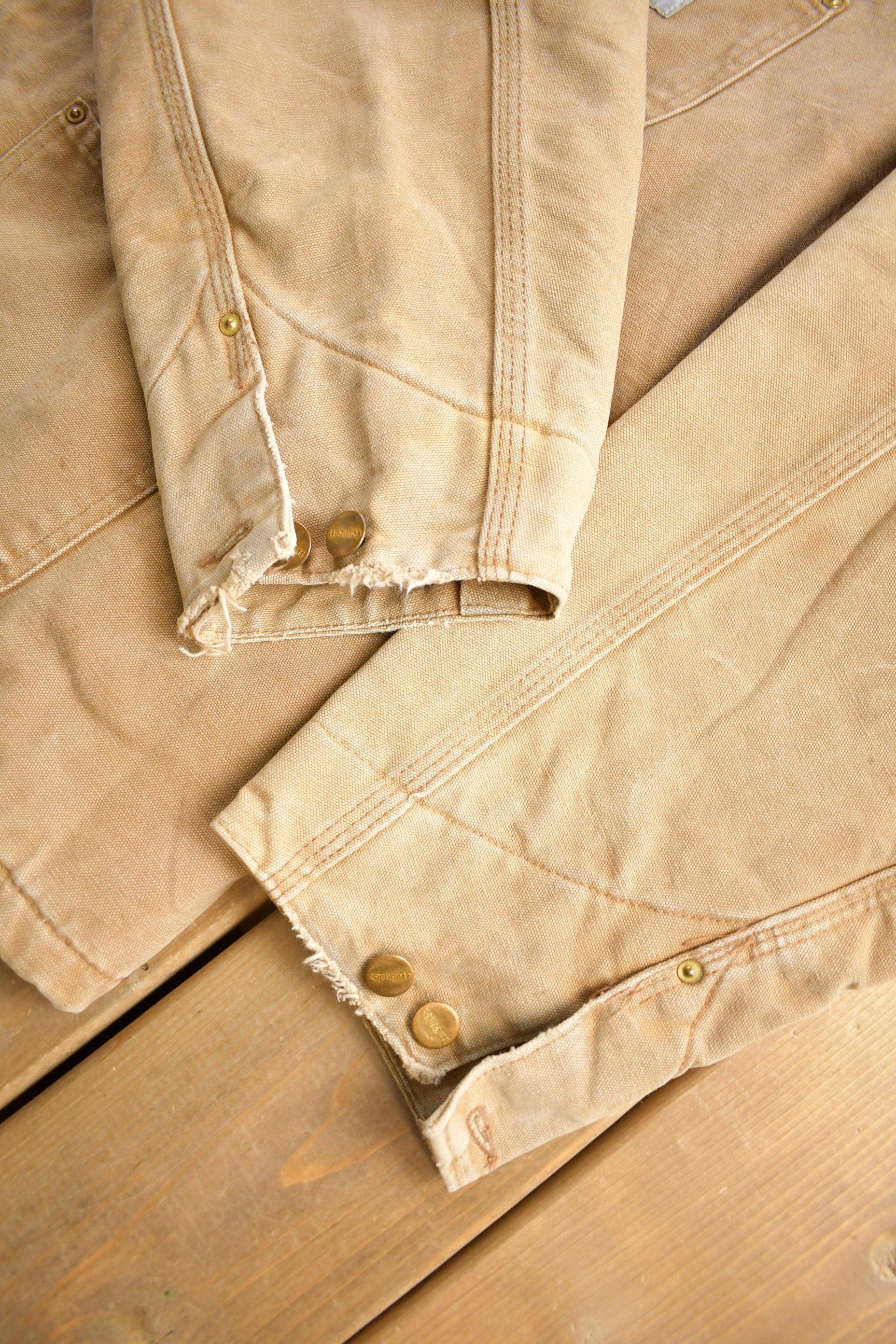 Vintage 1980s Carhartt Blanket Lined Chore Coat Men's 3XL - Image 5