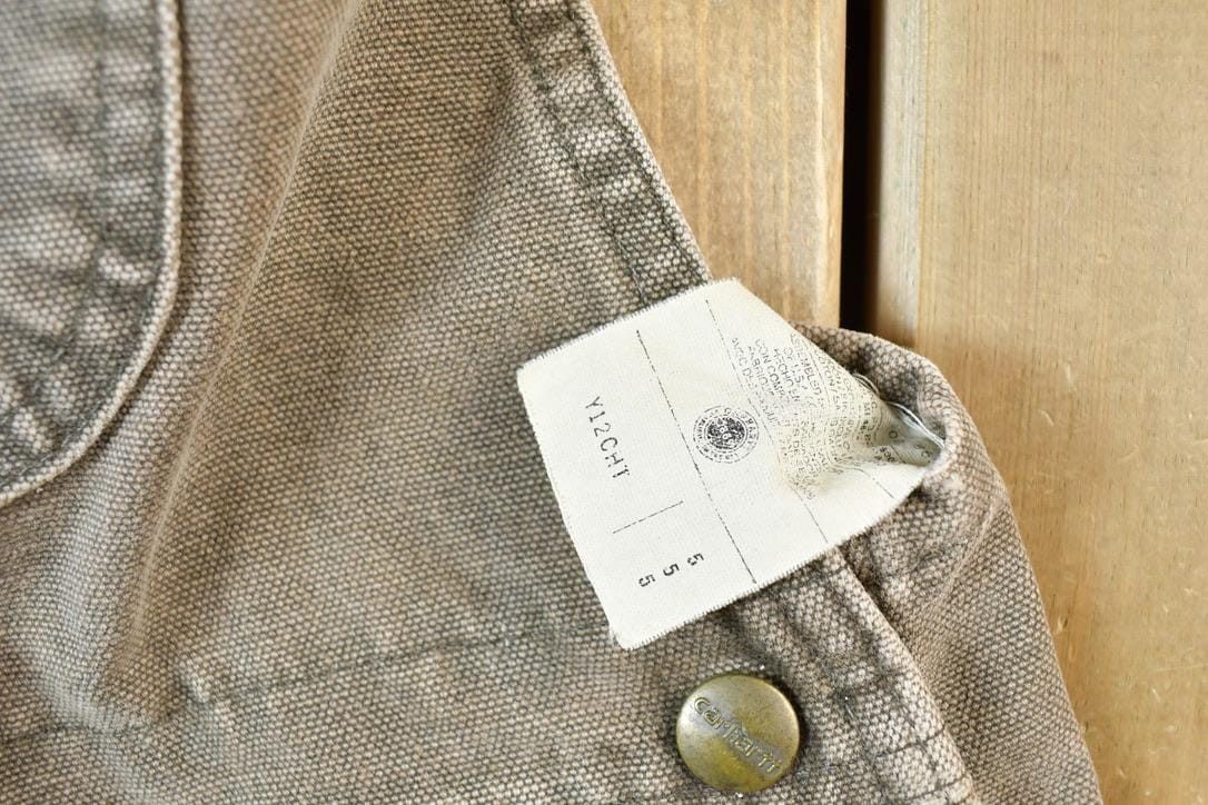 Vintage 1980s Carhartt Denim Work Youth Coveralls Youth 26 x 17 - Image 5
