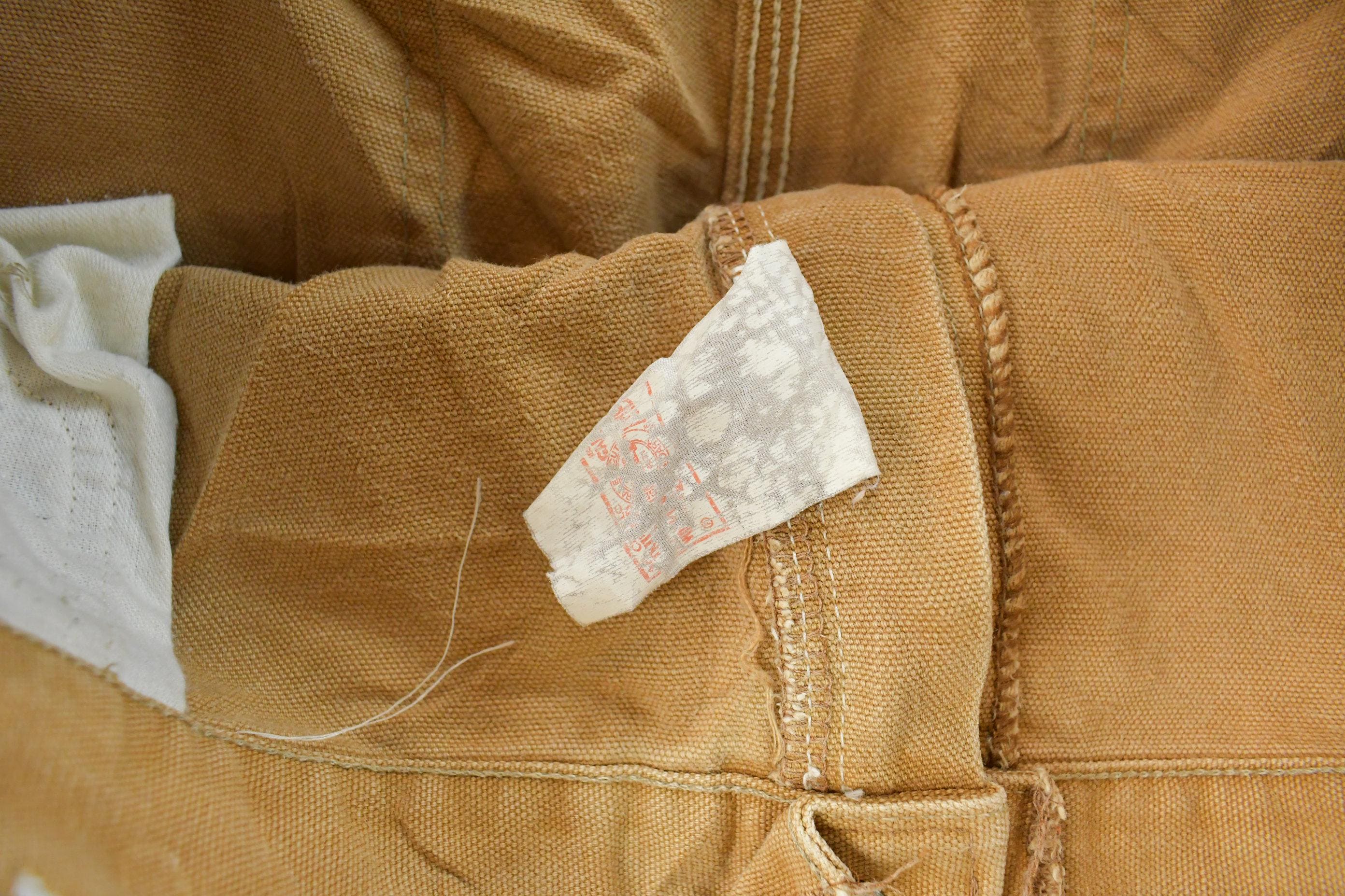 Vintage 1980s Carhartt Distressed Sun Faded Double Knee Pants Men's 37 x 29 - Image 8