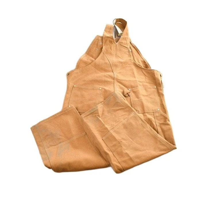 Vintage 1980s Carhartt Double Knee Canvas Overalls Men's 42 x 30 - Image 2