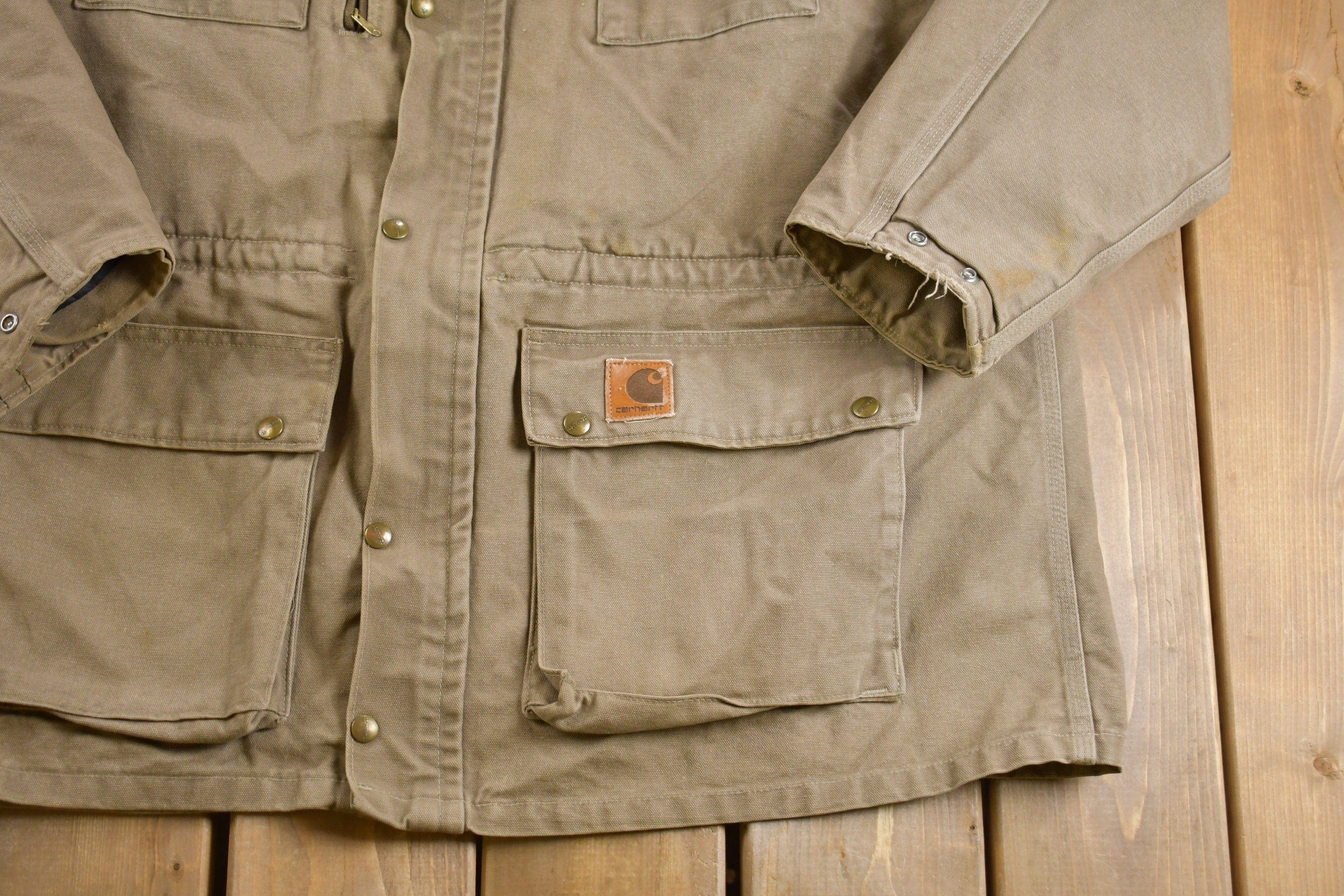 Vintage 1980s Carhartt Field Coat Men's XL Tall - Image 4