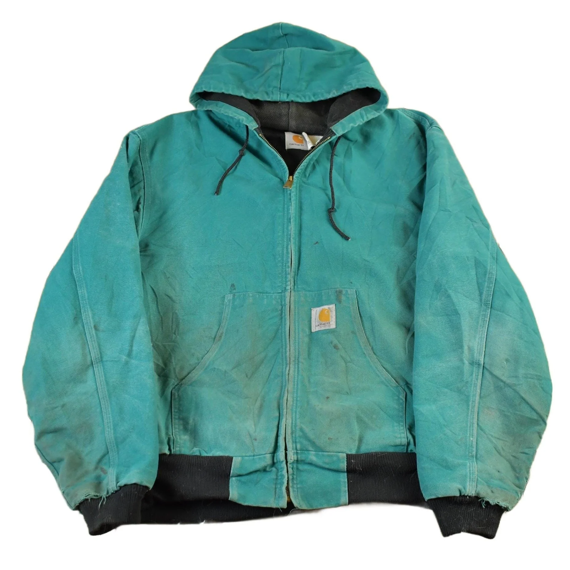 Vintage 1980s Carhartt Hooded Jacket Men's XL
