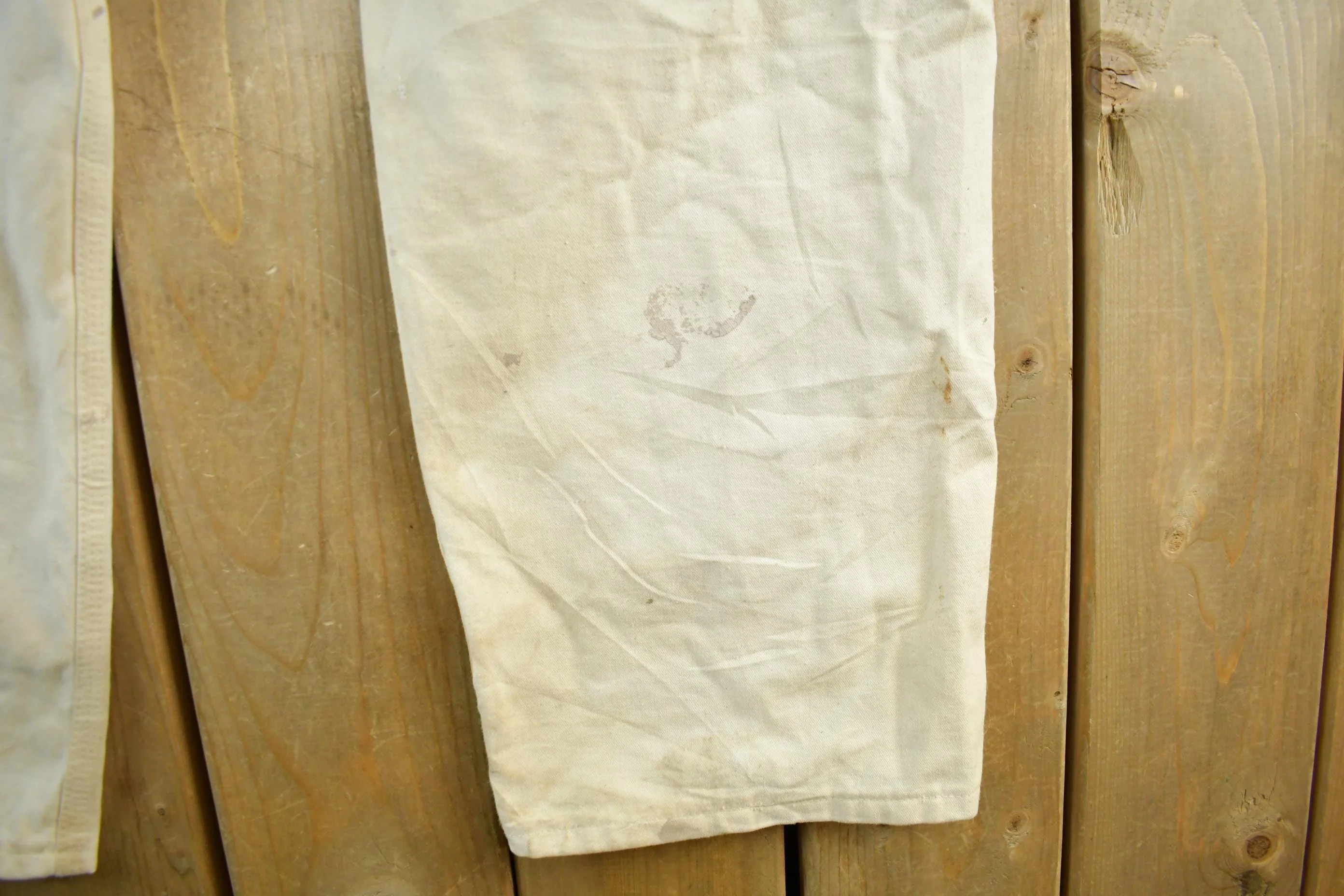 Vintage 1980s Carhartt Paint Distressed Carpenter Work Pants Men's Large 37 x 30 - Image 8