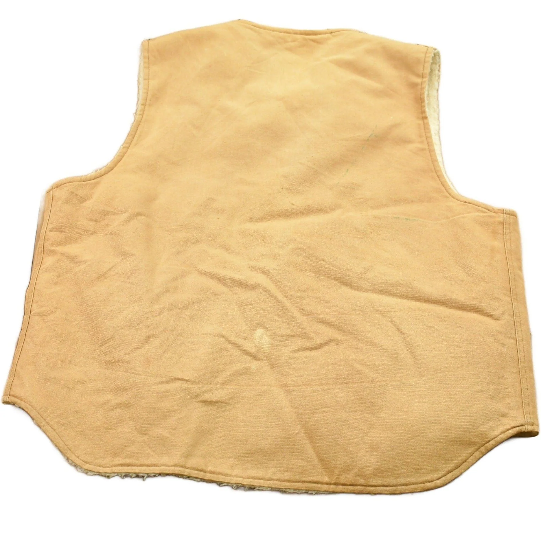 Vintage 1980s Carhartt Sherpa Lined Vest Men's 2XL - Image 2