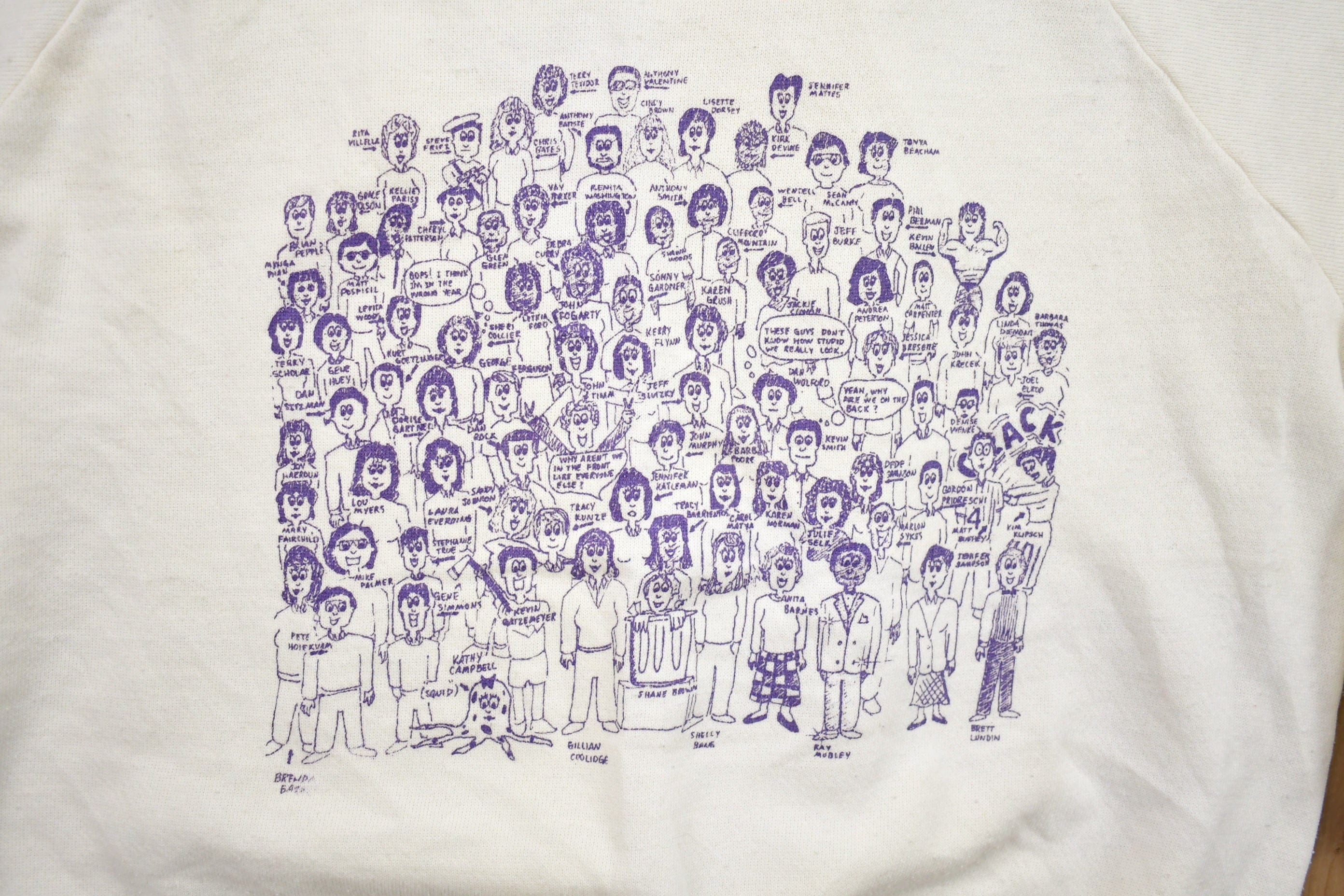 Vintage 1980s Central High Eagles Crewneck Sweatshirt Youth M - Image 9