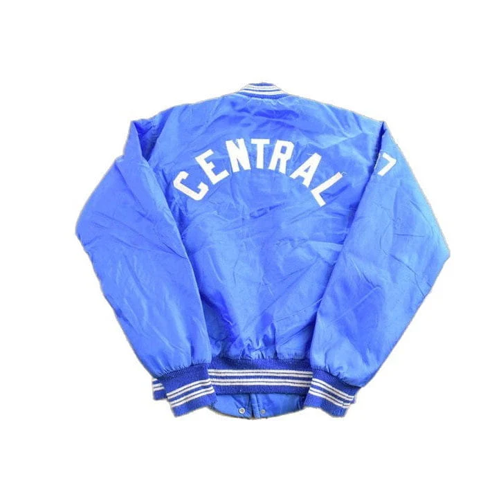 Vintage 1980s Central West Wind Collegiate Jacket Men's Medium - Image 2