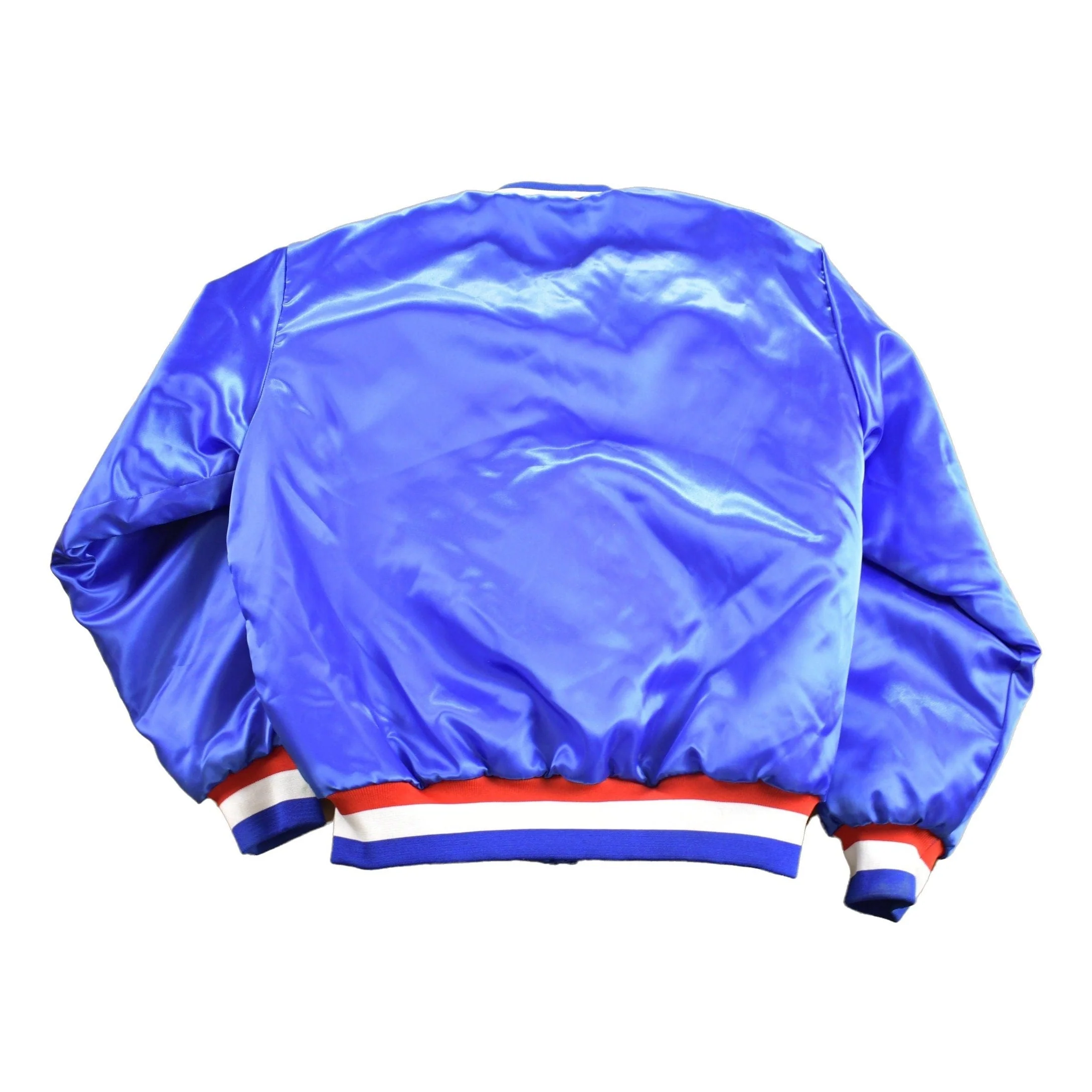 Vintage 1980s Chicago Cubs MLB Satin Jacket Men's Large - Image 2