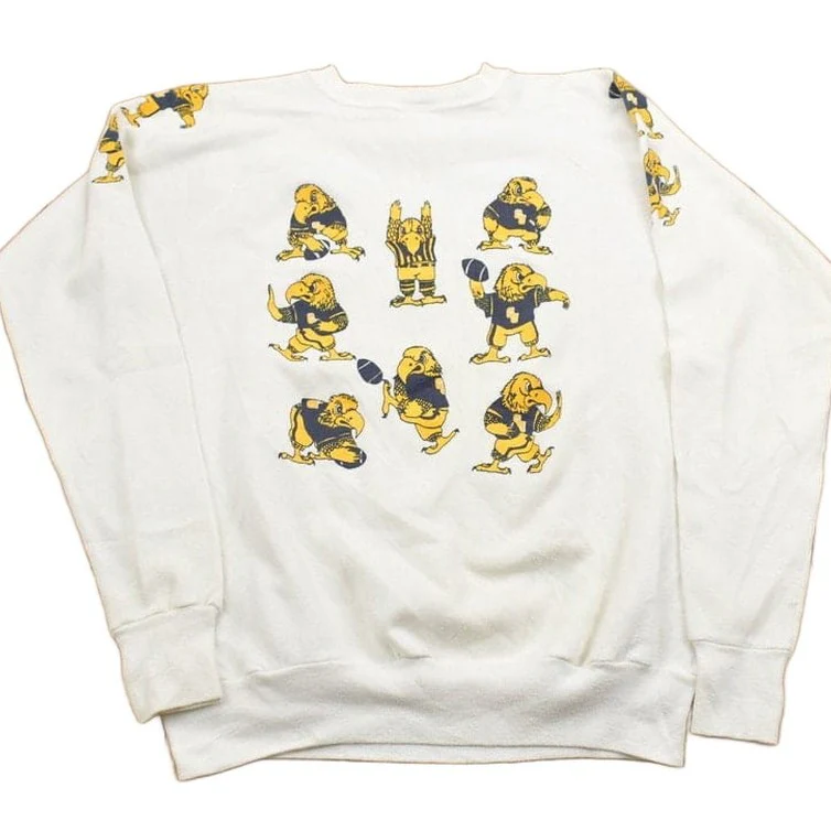 Vintage 1980s Clarion University Collegiate Crewneck Men's M - Image 2