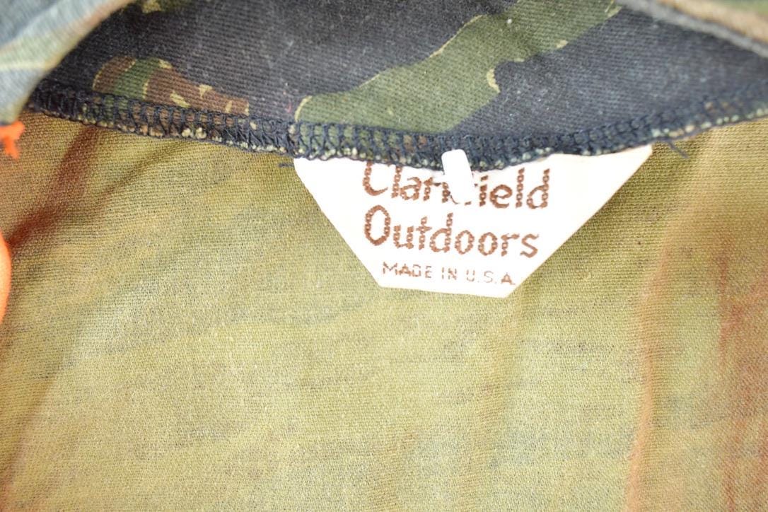 Vintage 1980s Clarkfield Outdoors Woodland Camo Hunters Vest Men's L - Image 3