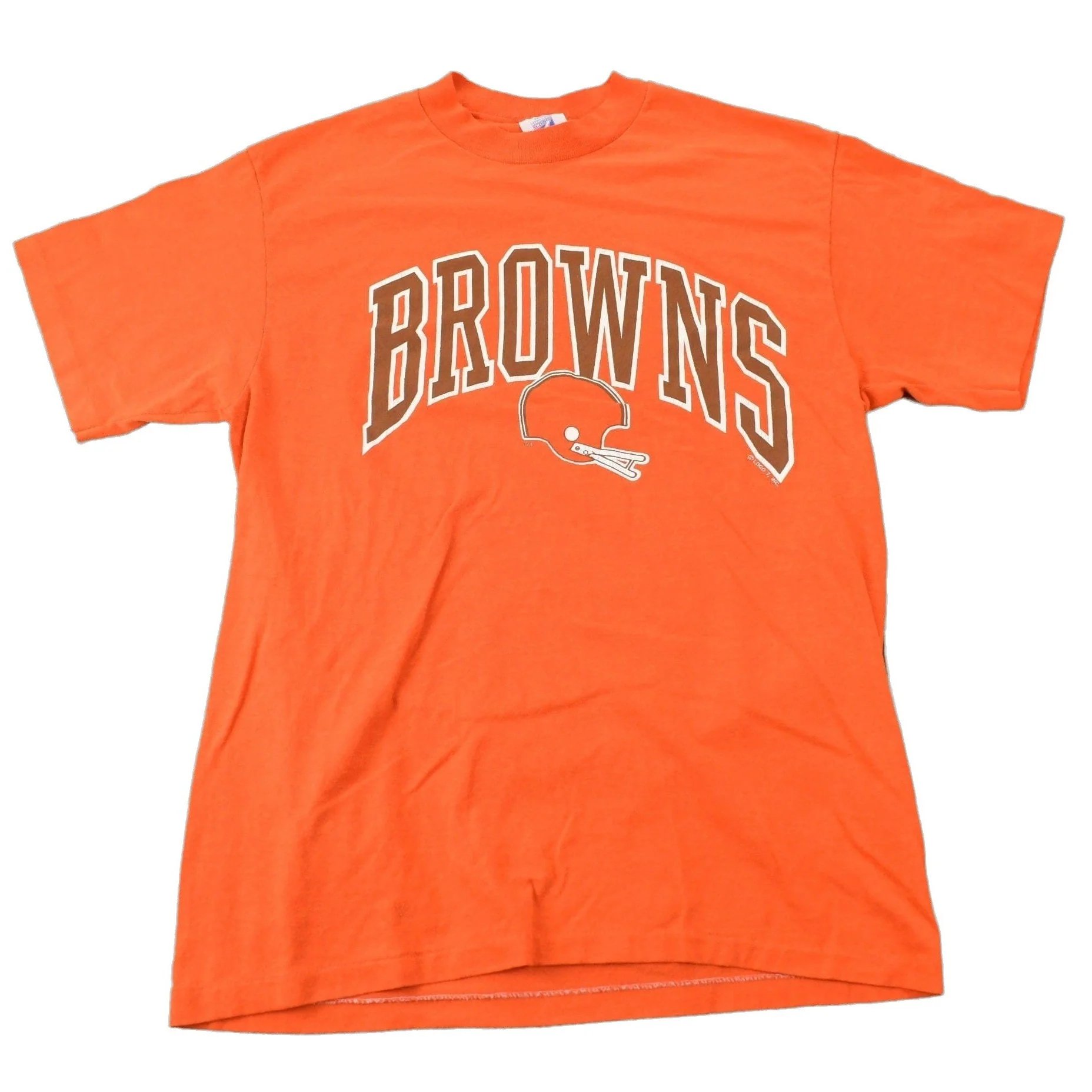 Vintage 1980s Cleveland Browns Logo 7 Graphic T-Shirt Men's Medium