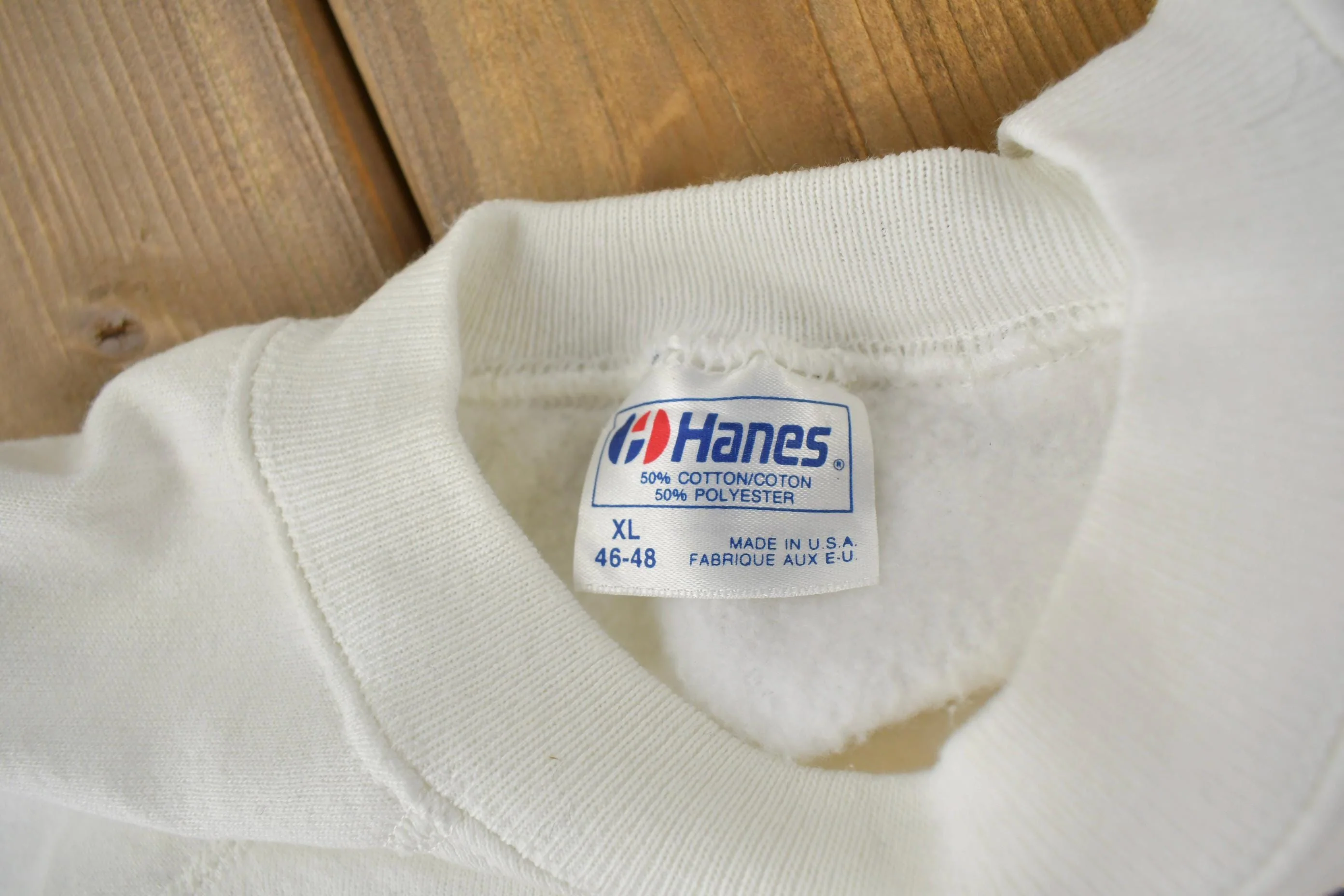 Vintage 1980s Collegiate Raglan Crewneck Sweatshirt Men's Large - Image 4