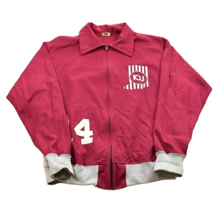 Vintage 1980s Collegiate Track Jacket Men's Small