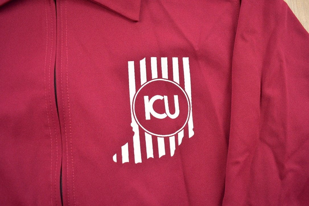 Vintage 1980s Collegiate Track Jacket Men's Small - Image 7
