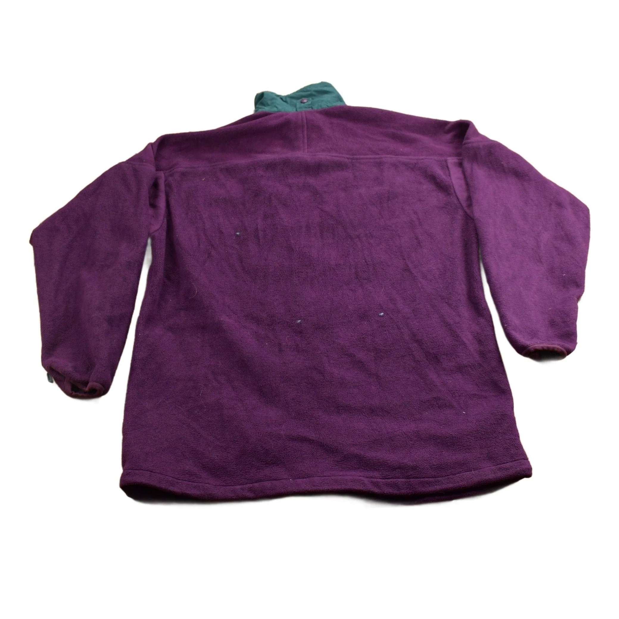 Vintage 1980s Columbia Fleece Zip Up Sweater Women's XL - Image 2