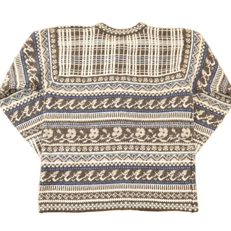 Vintage 1980s Crystal Kobe Shetland Wool Knit Cardigan Sweater Women's S - Image 2