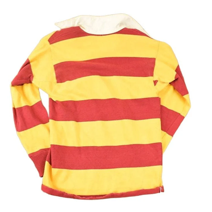 Vintage 1980s Dehen Portland Quarter Button Rugby Shirt Men's S - Image 2