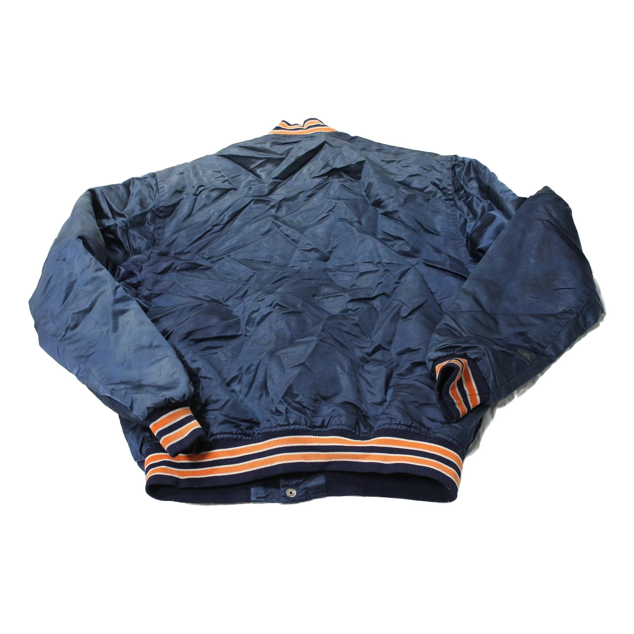 Vintage 1980s Detroit Tigers MLB Satin Starter Jacket Men's Large - Image 2