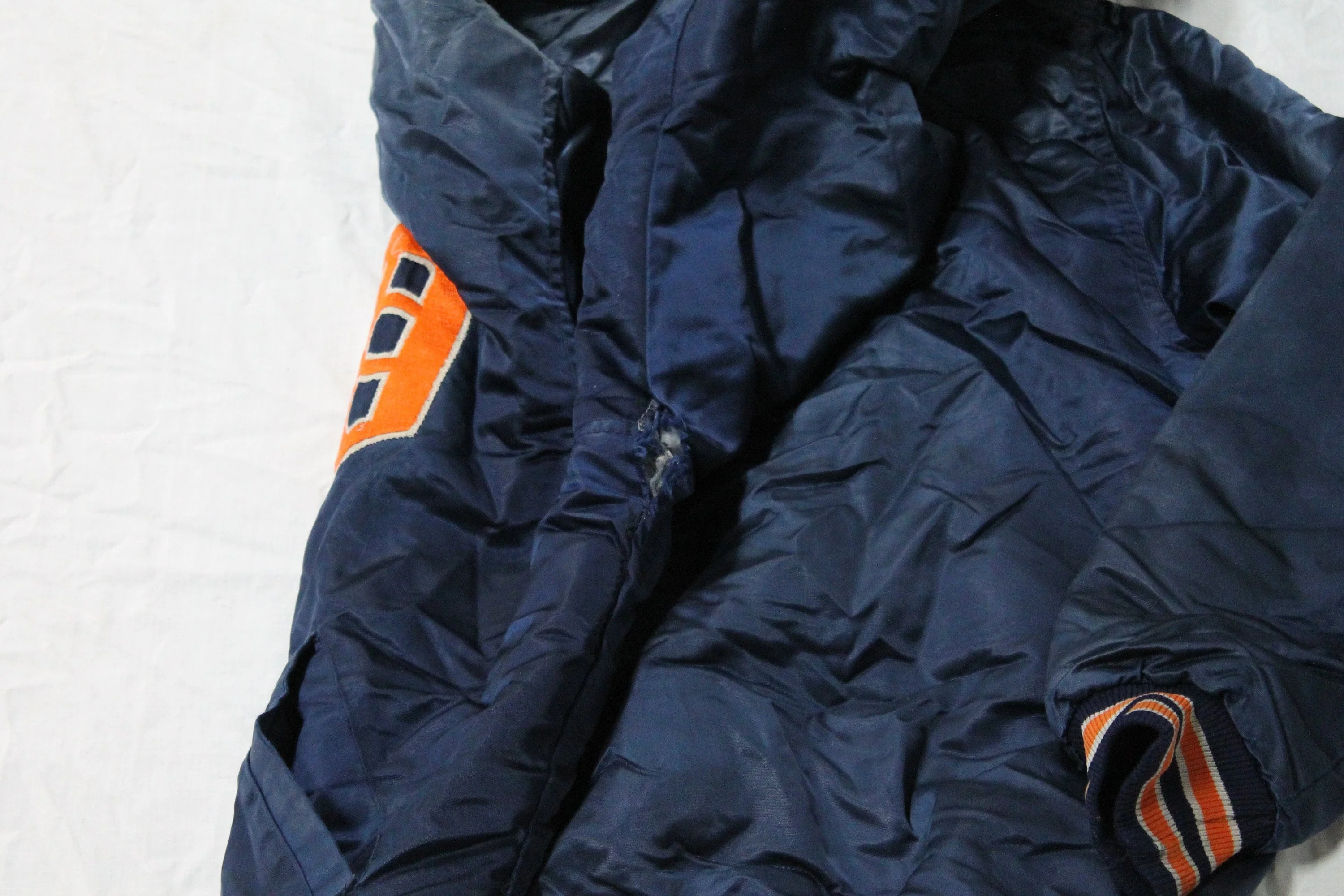 Vintage 1980s Detroit Tigers MLB Satin Starter Jacket Men's Large - Image 4