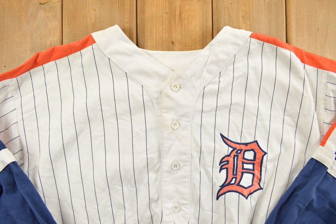 Vintage 1980's Detroit Tigers Starter Baseball Jersey Men's Large - Image 3