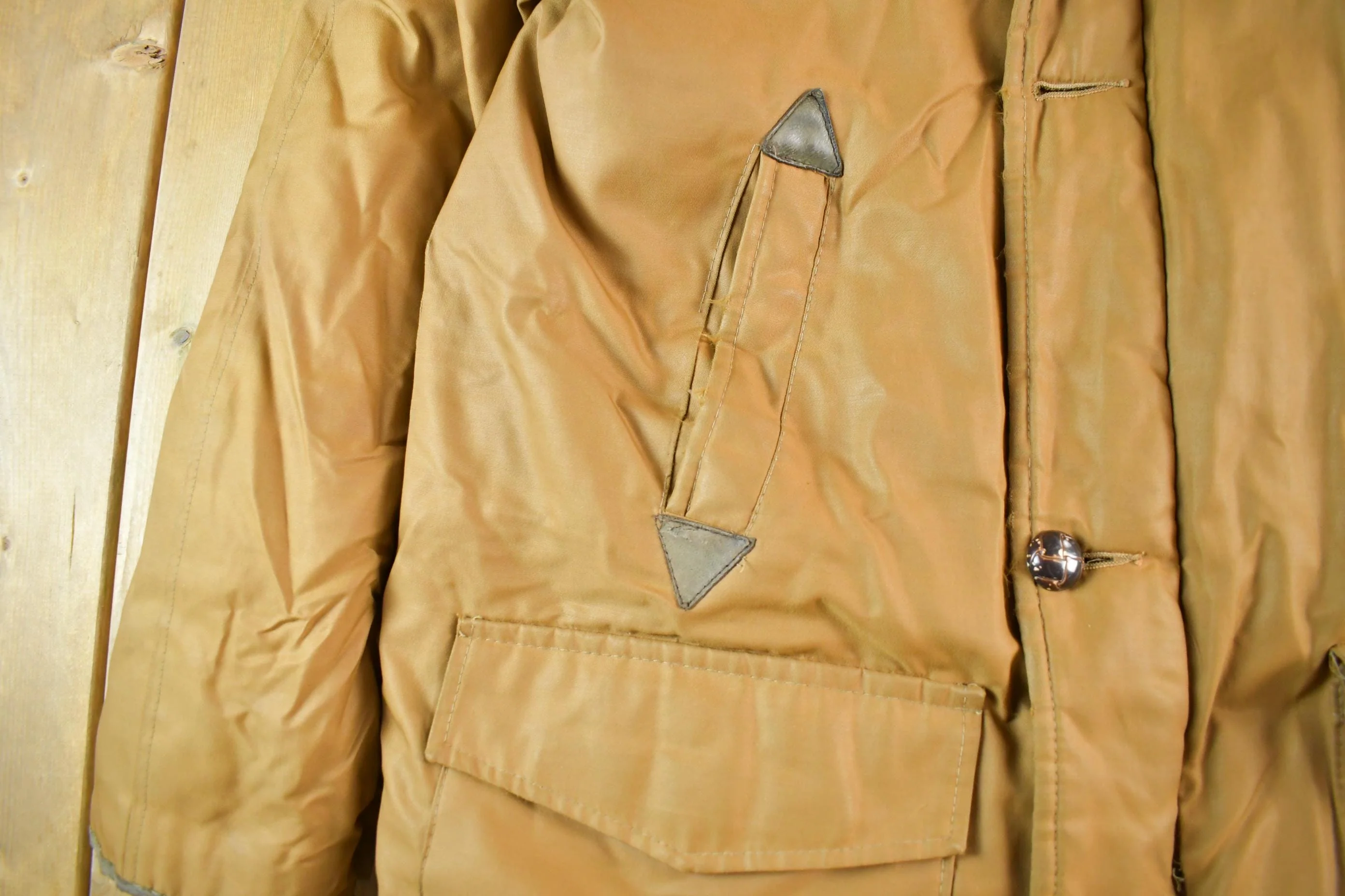 Vintage 1980s Down Full Zip Parka Puffer Jacket Men's L - Image 3