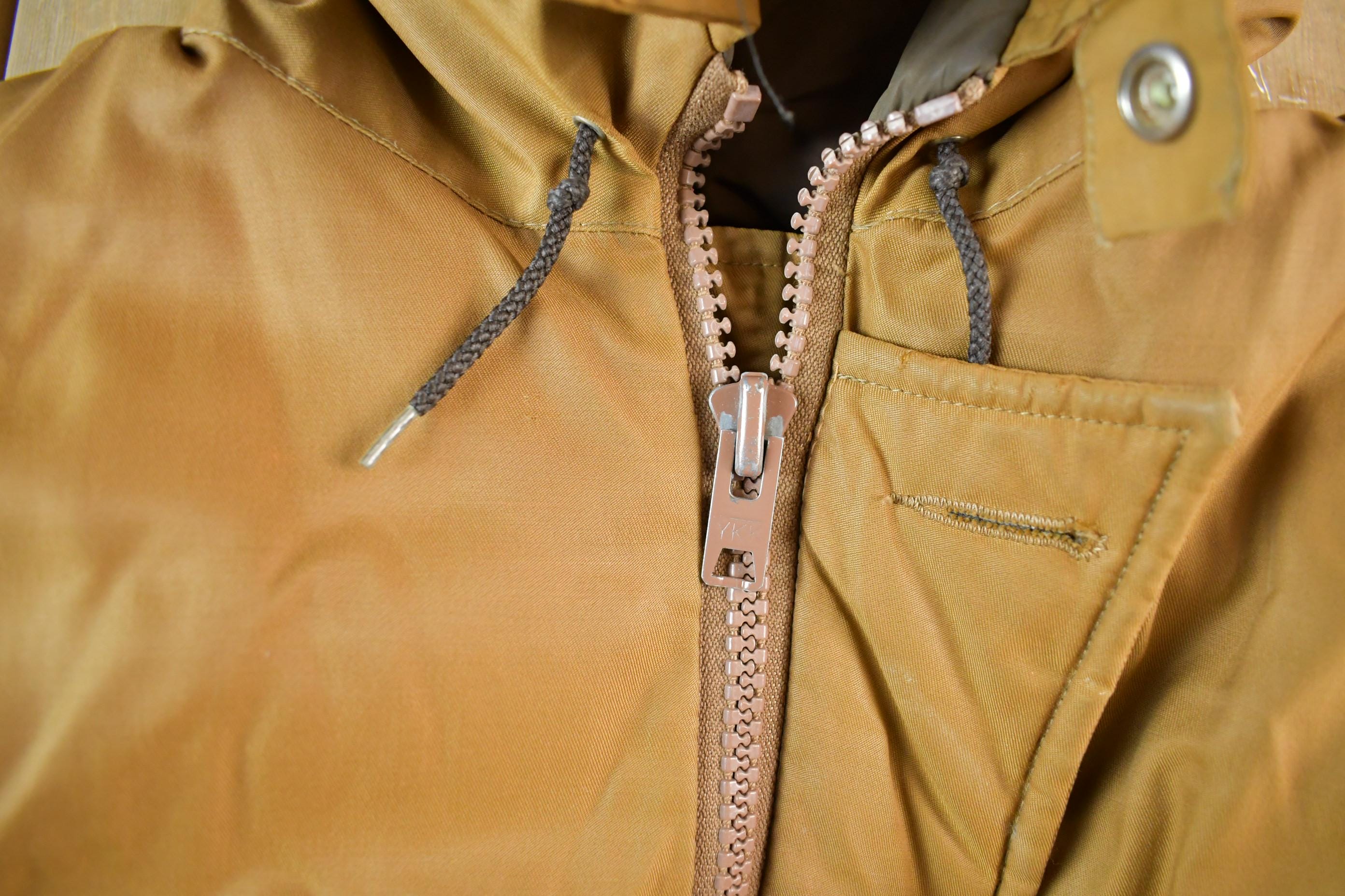 Vintage 1980s Down Full Zip Parka Puffer Jacket Men's L - Image 4