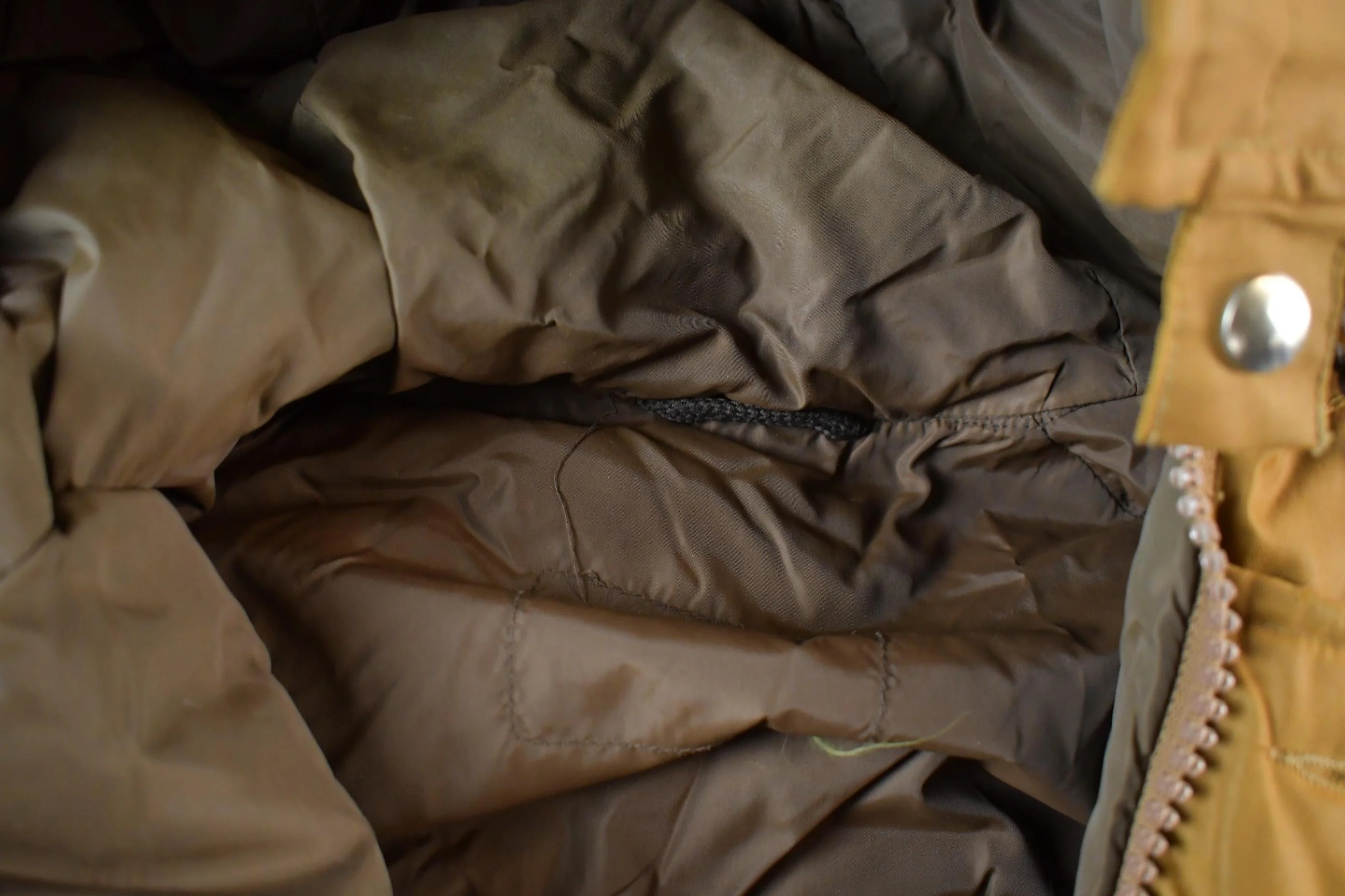 Vintage 1980s Down Full Zip Parka Puffer Jacket Men's L - Image 6