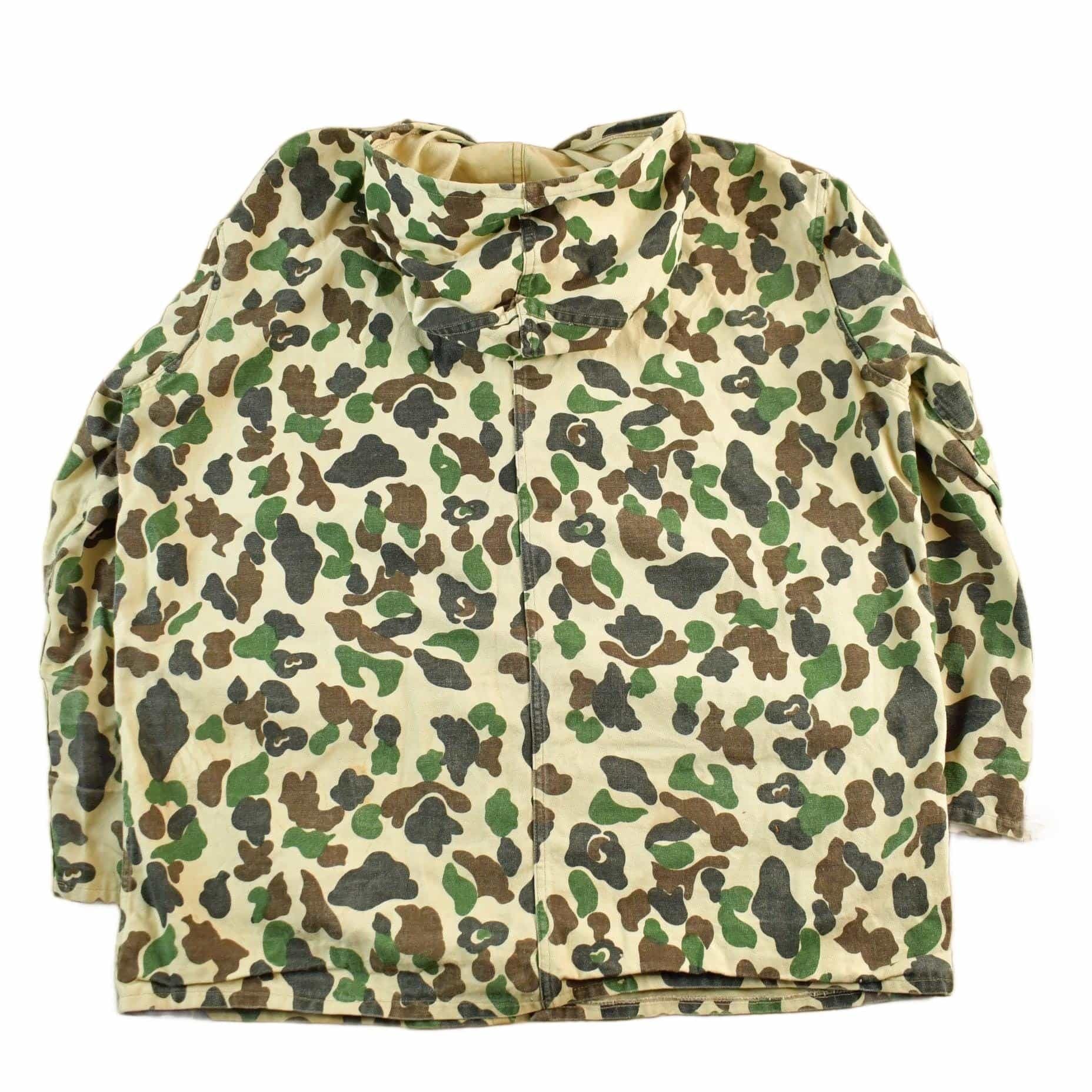 Vintage 1980s Duck Camouflaged Zip Up Hooded Hunting Jacket Men's XL - Image 2