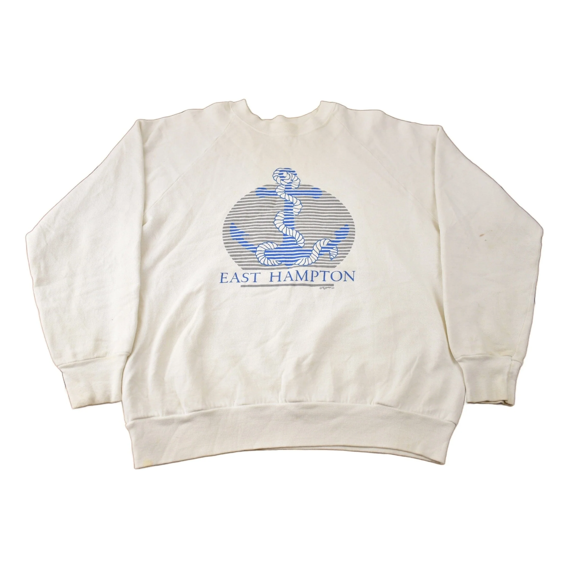Vintage 1980s East Hampton Crewneck Men's Small