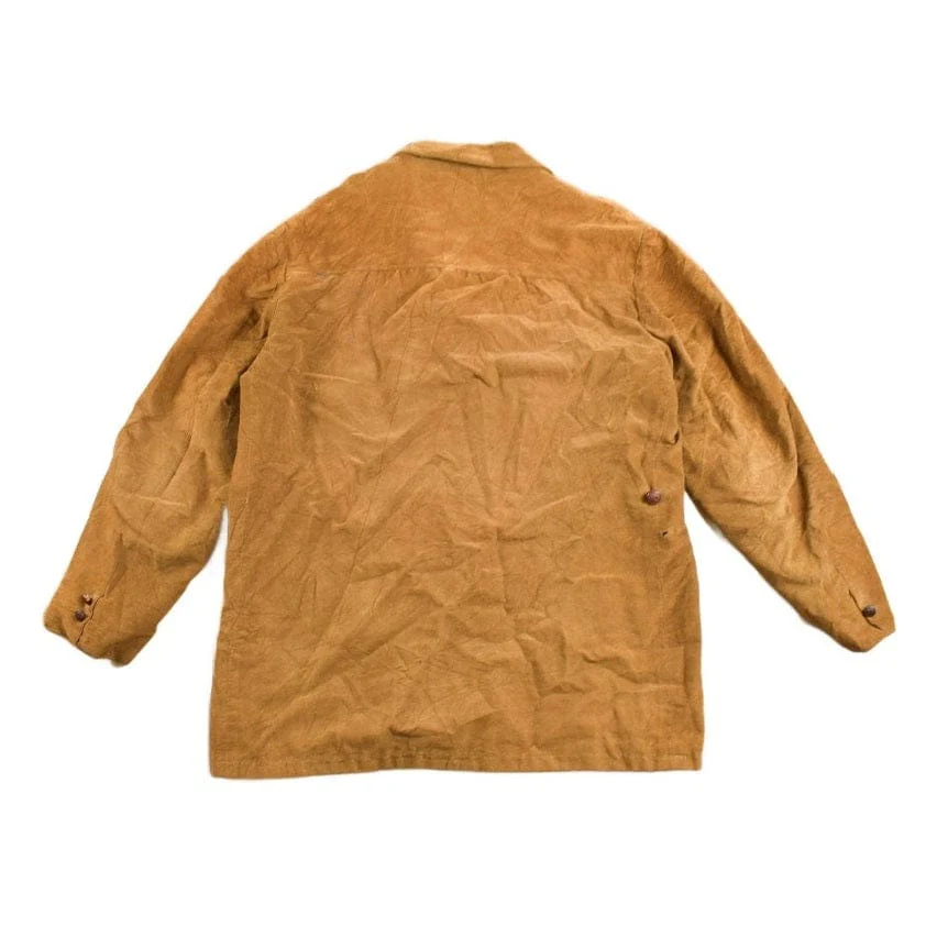 Vintage 1980s Faux Suede Jacket Men's 2XL - Image 2