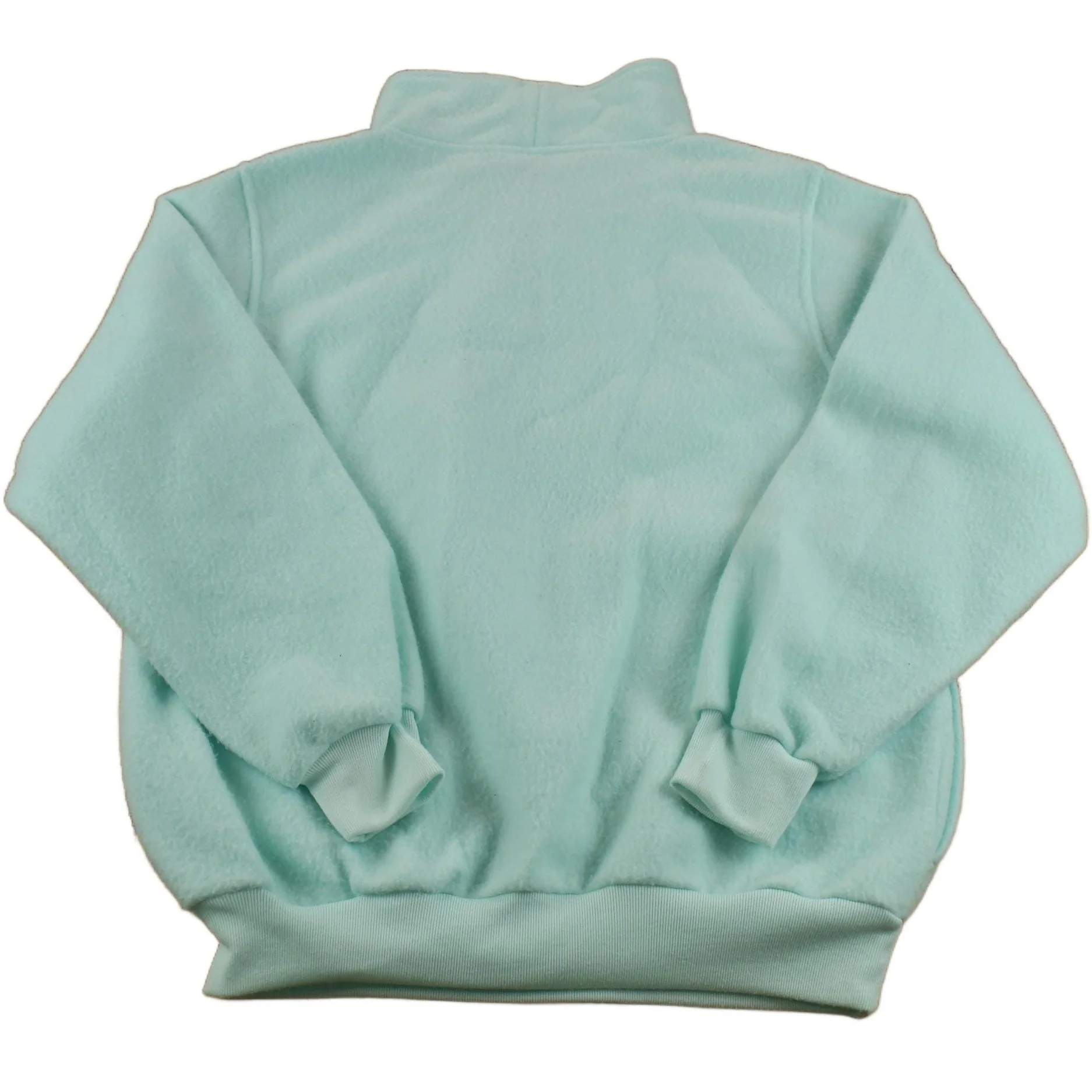 Vintage 1980s Favorites Fleece Quater-Zip Sweater Men's M - Image 2