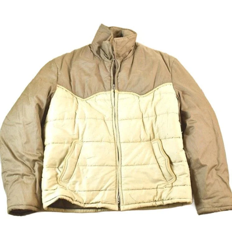 Vintage 1980s Field And Stream Light Puffer Western Jacket Men's Large