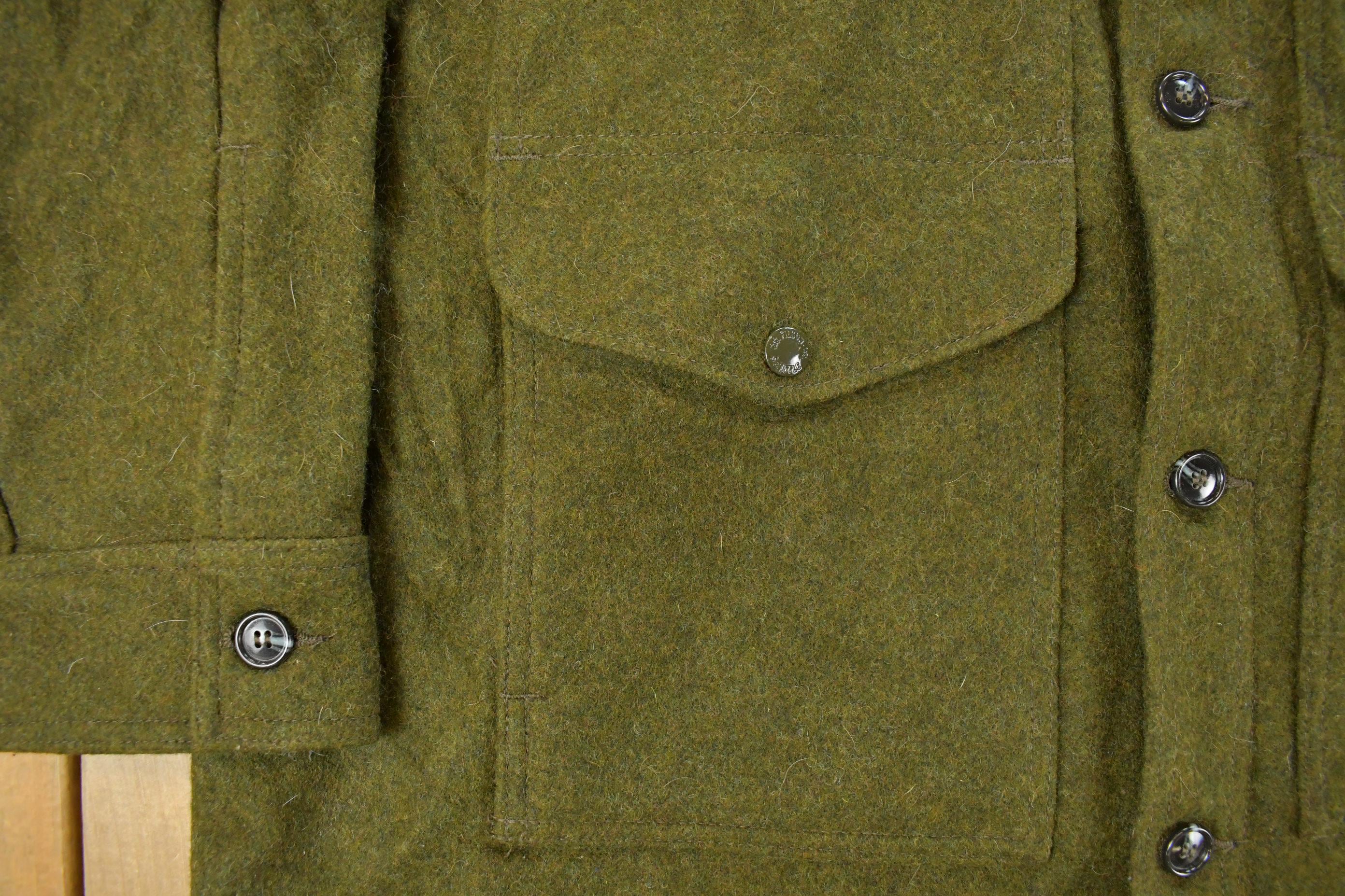 Vintage 1980s Filson Mackinaw Wool Cruiser Wool Jacket Men's Large - Image 3