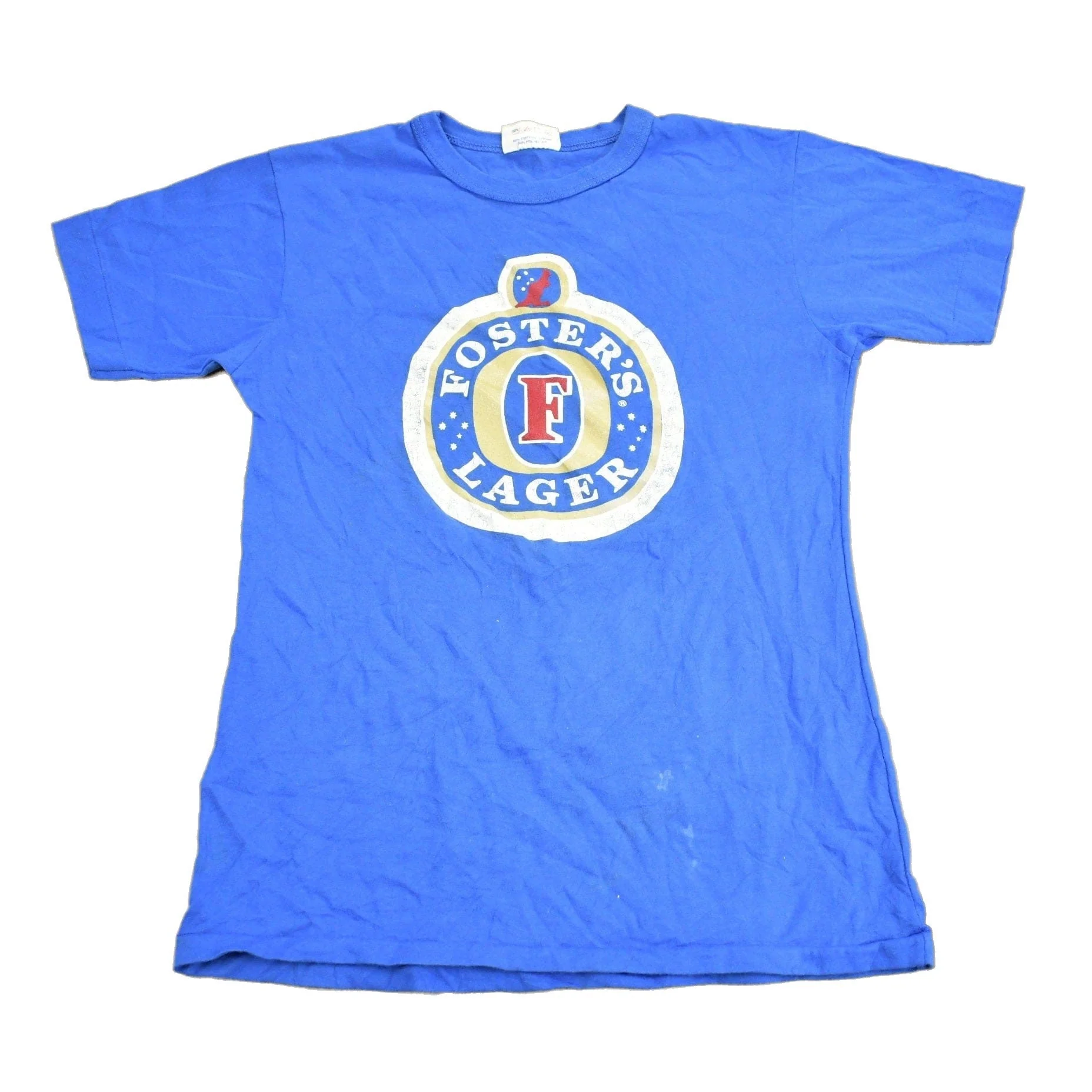 Vintage 1980s Fosters Lager Graphic T Shirt Men's XS