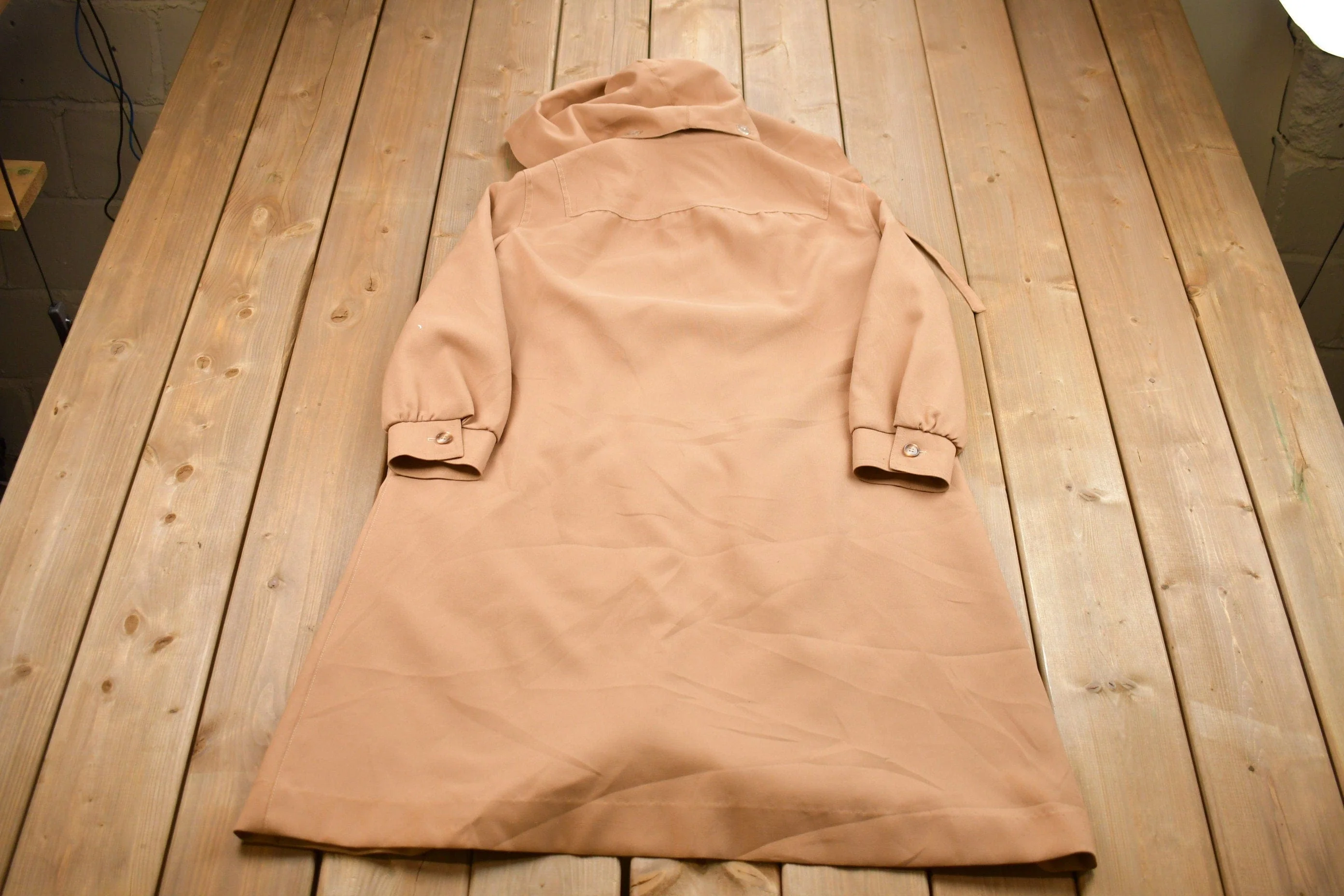 Vintage 1980s Full Length Jacket Men's Medium - Image 4