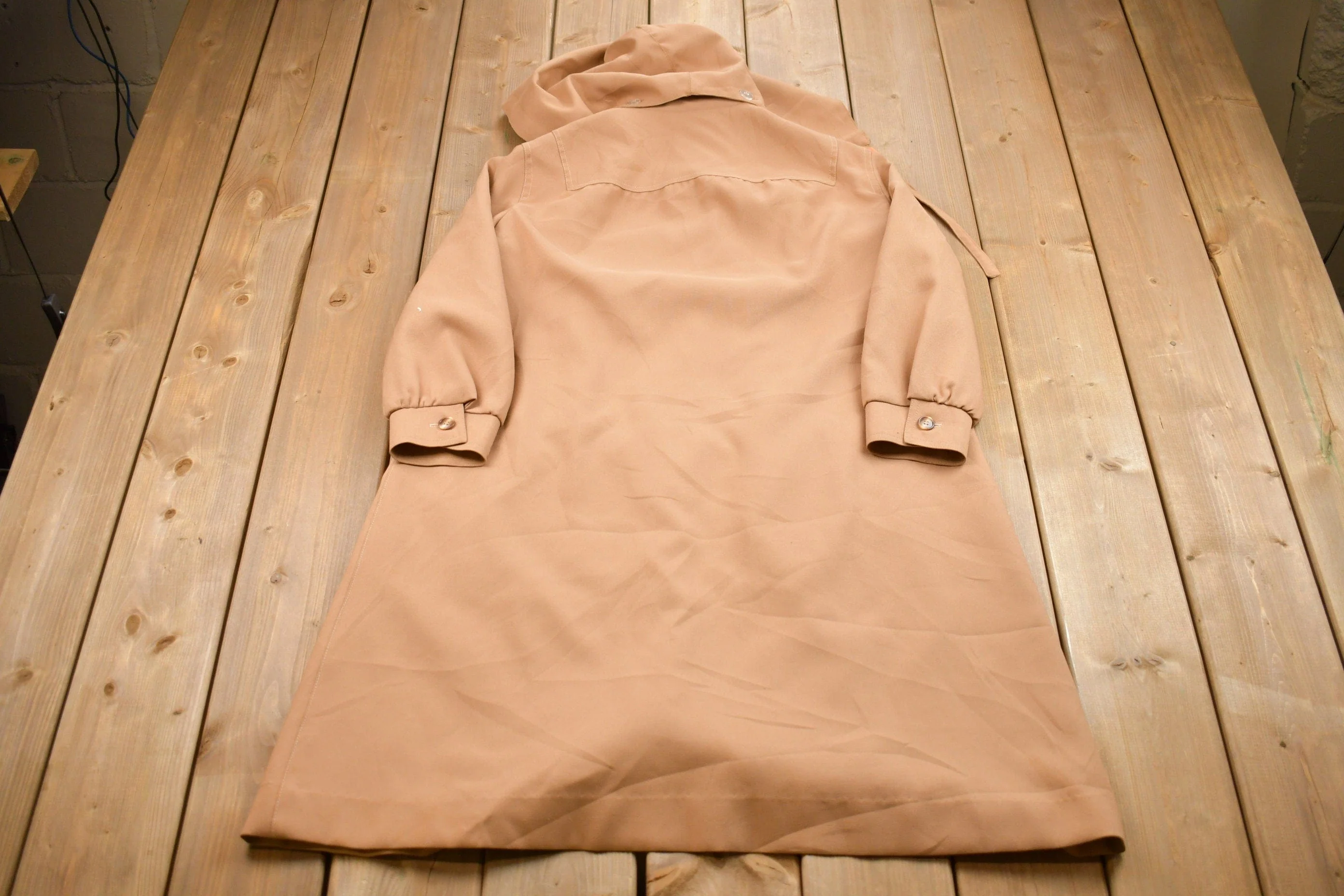 Vintage 1980s Full Length Jacket Men's Medium - Image 5