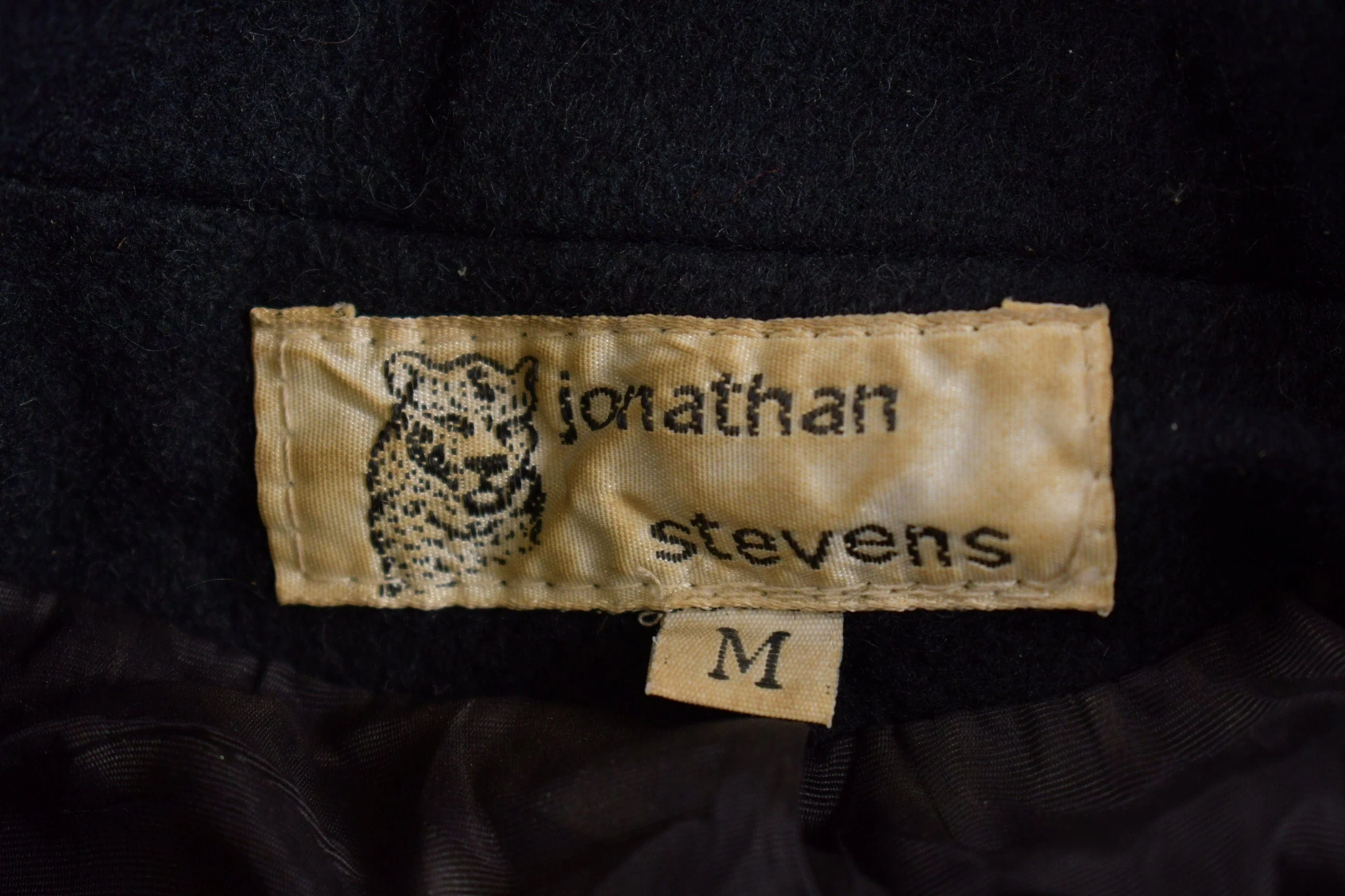 Vintage 1980s G4000 Wool And Leather Johnathan Stevens Western Fringe Jacket Women's S - Image 4
