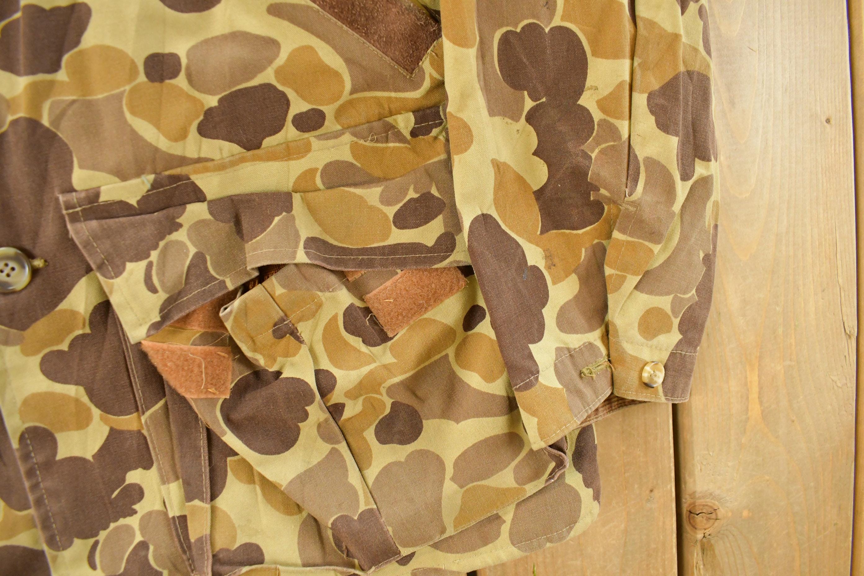 Vintage 1980s Game Winner Duck Camouflage Canvas Hunting Jacket Men's Medium - Image 3