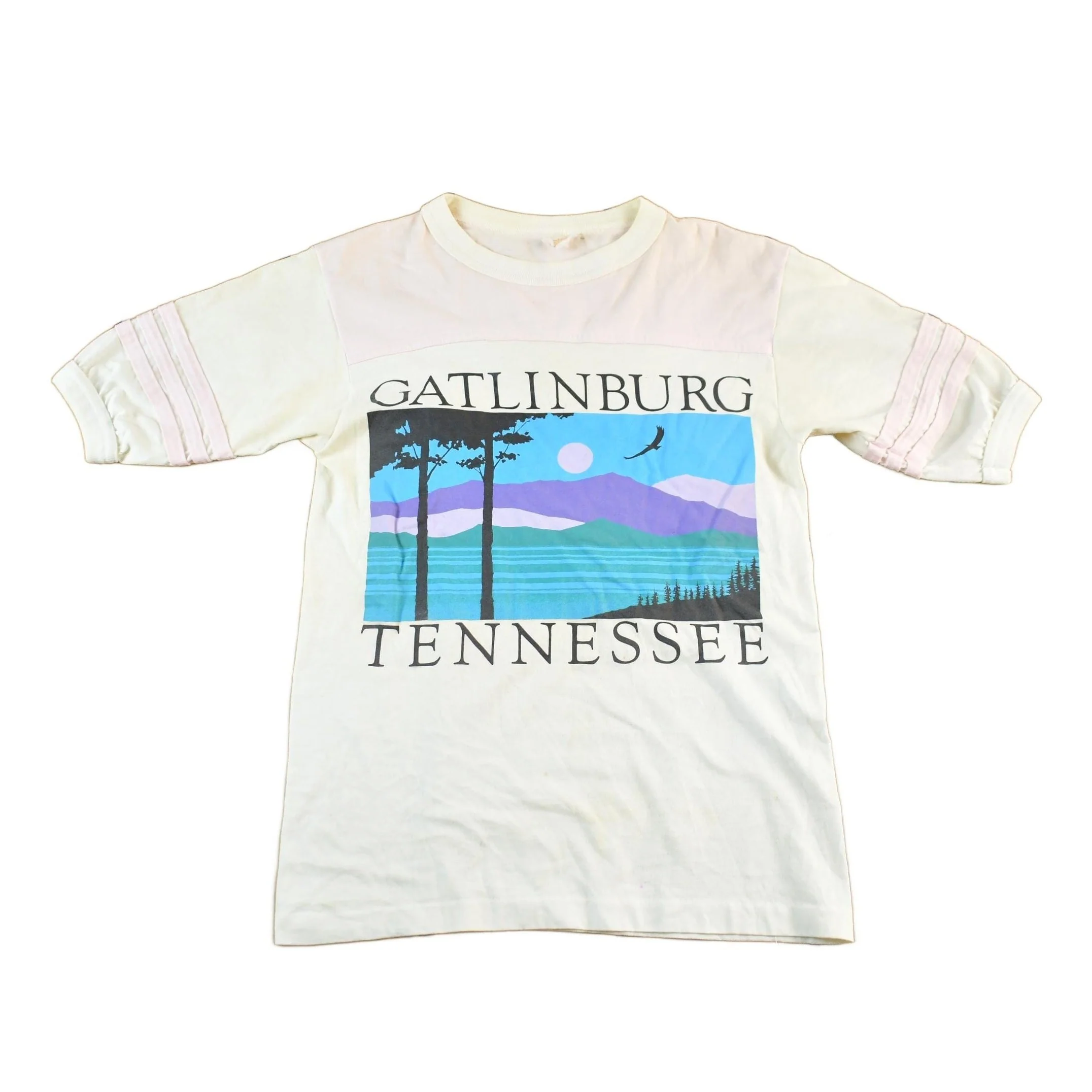 Vintage 1980s Gatlinburg Tennessee Travel Souvenir T Shirt Women's S