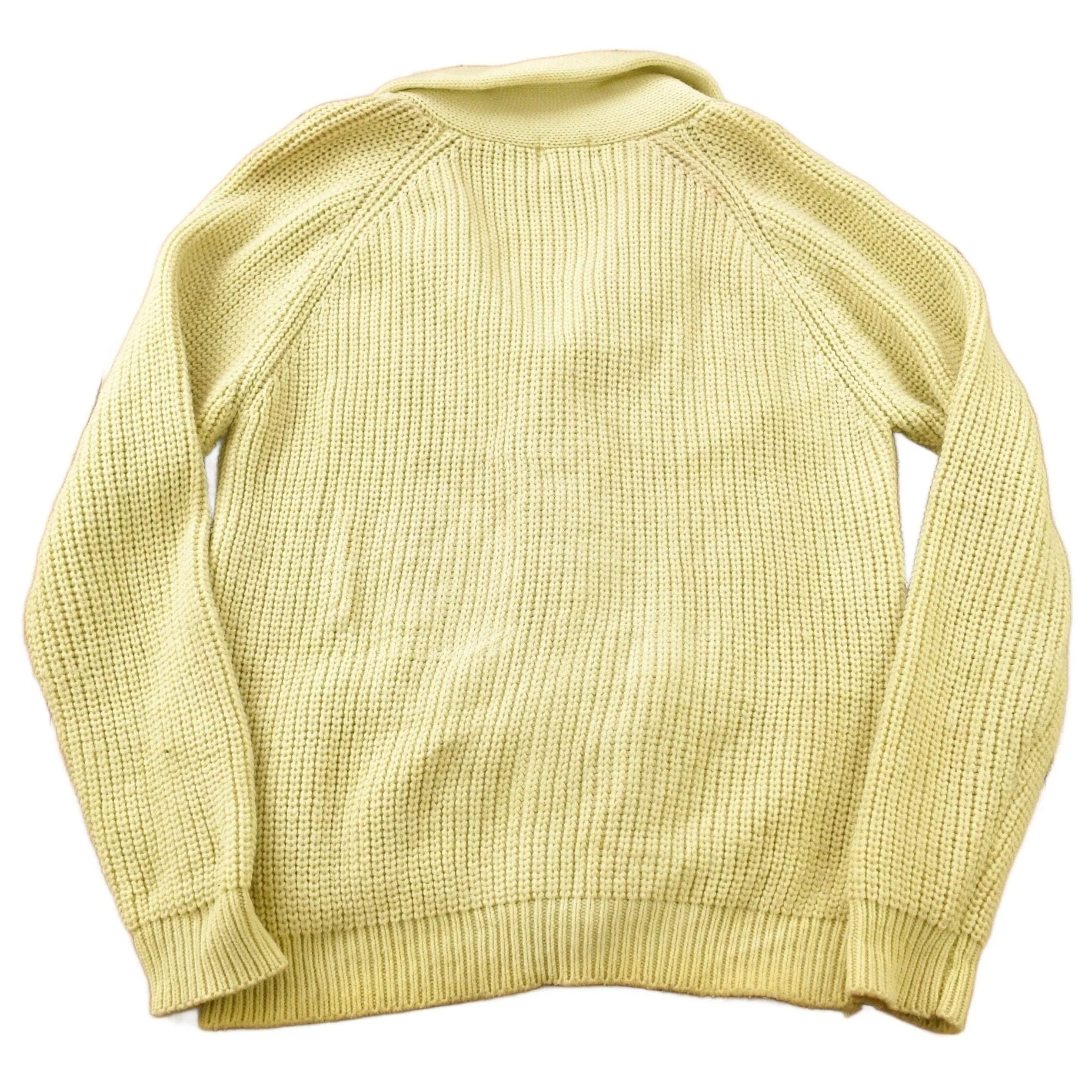 Vintage 1980s Gimbels Blank Acrylic Cardigan Sweater - Image 2