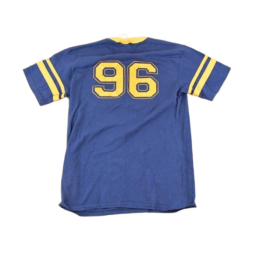 Vintage 1980's Gin Mill New York City Baseball Jersey Travel T-Shirt Men's M - Image 2