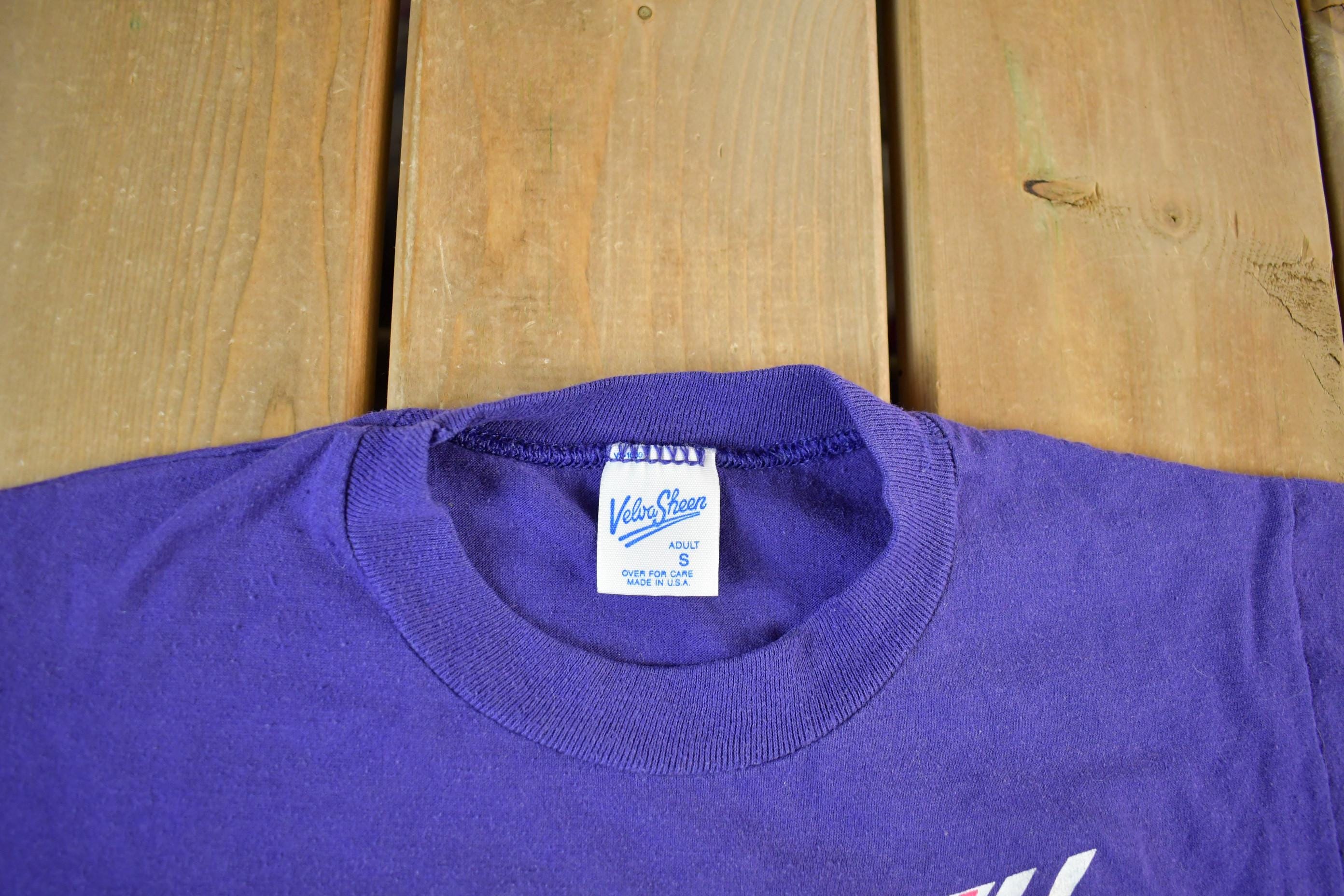 Vintage 1980s Girl Scouts Tohikanee Graphic T Shirt Men's XS - Image 5