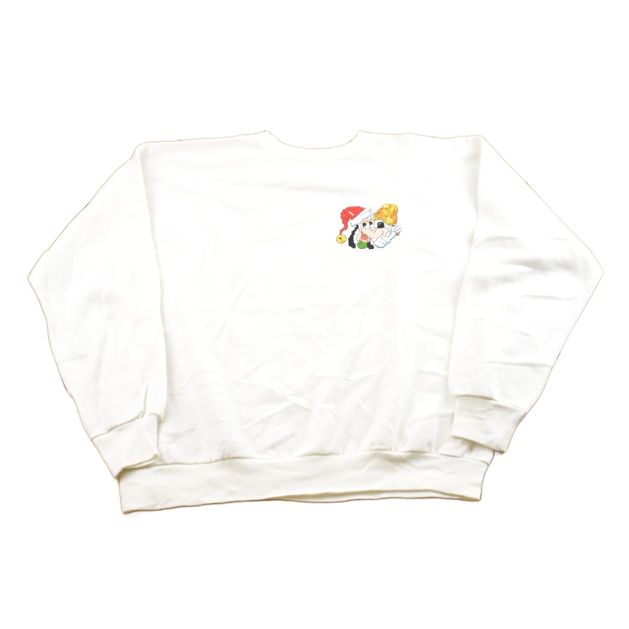 Vintage 1980s Goofy Disney Crewneck , Vintage Sweatshirt , Sportswear , Vintage Cartoons , Disney , Christmas Men's Large