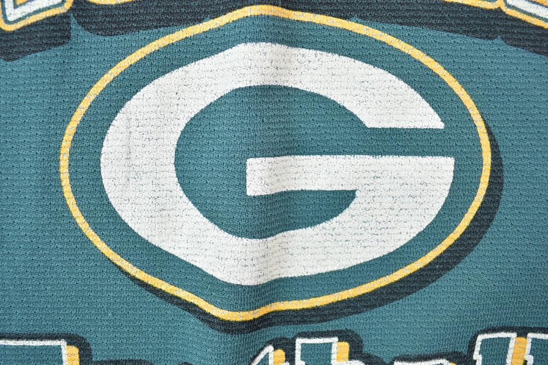 Vintage 1980s Green Bay Packers NFL Graphic T-Shirt Youth M - Image 5