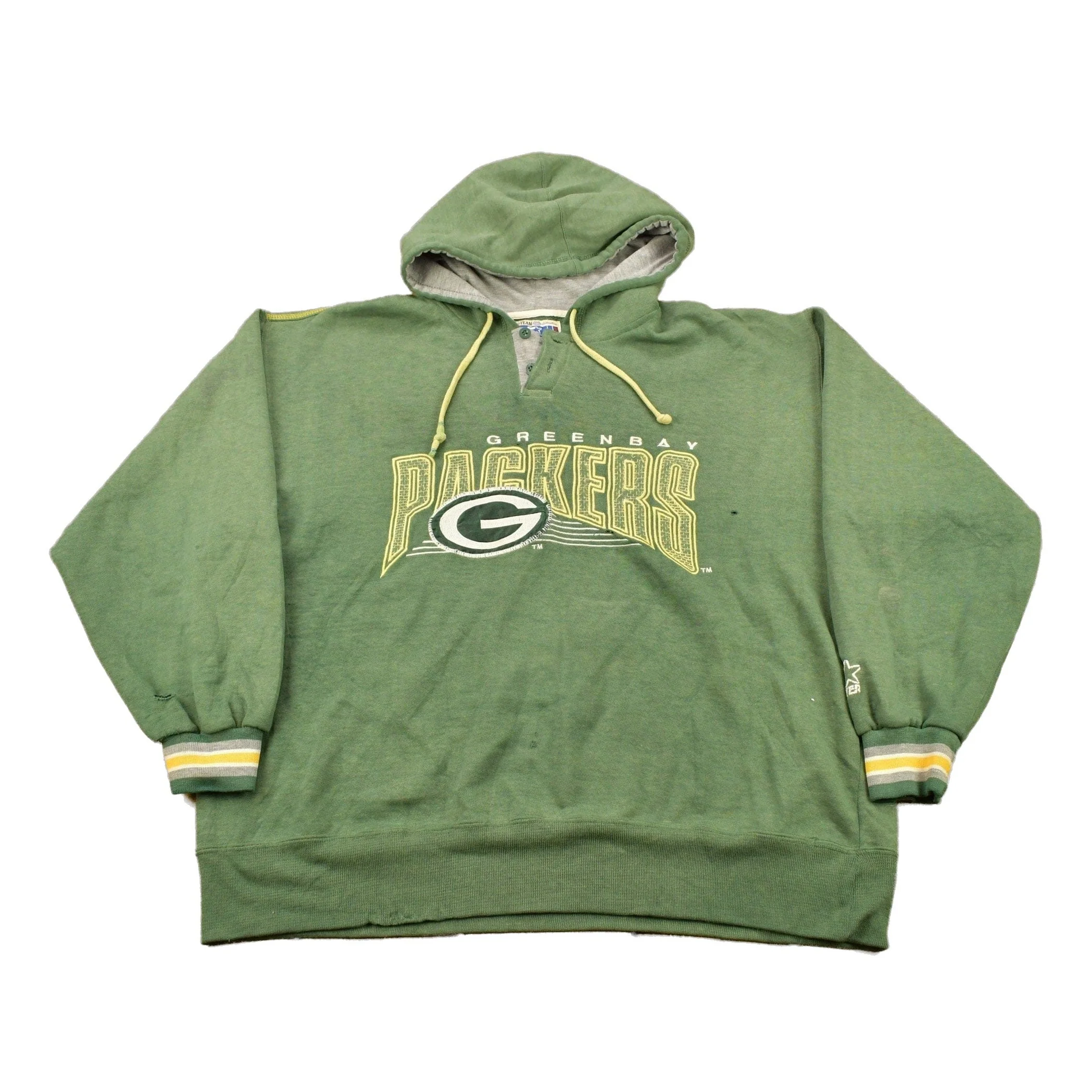 Vintage 1980s Green Bay Packers NFL Starter Hoodie Men's Large