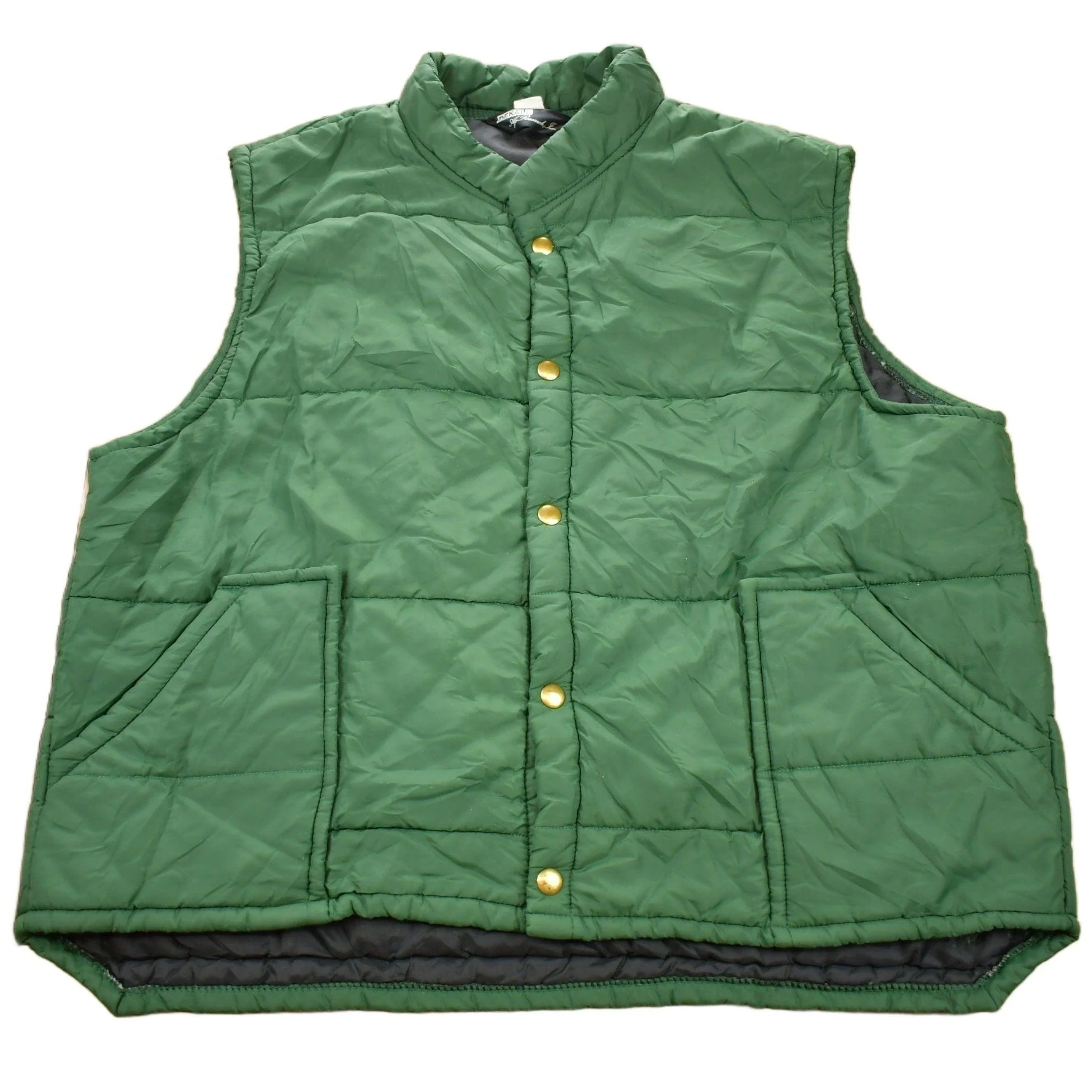Vintage 1980s Green Dekalb Hunting Vest Men's Large