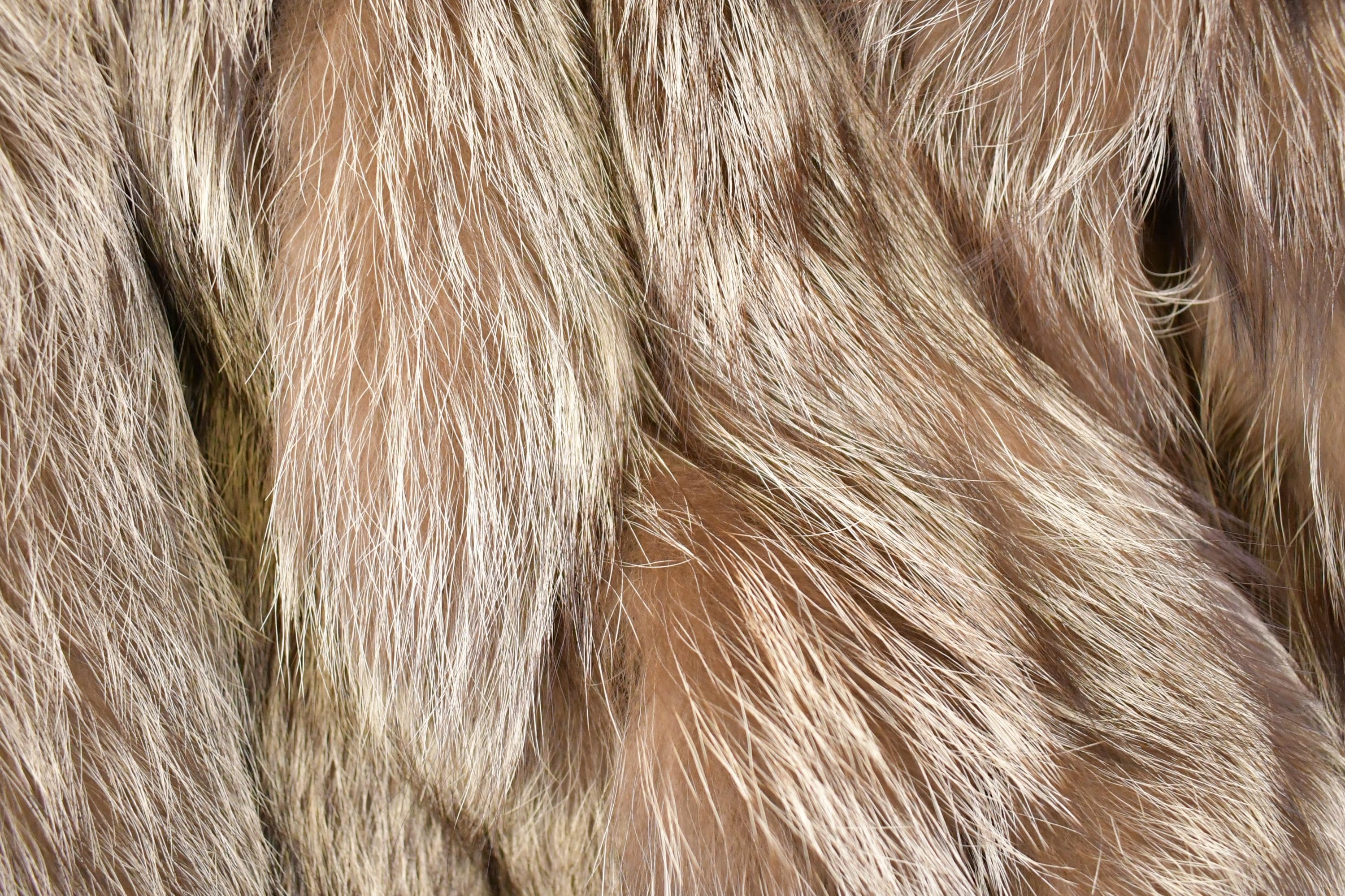 Vintage 1980s Grey Fox Mid Length Fur Coat Saga Fox Royal Made In USA - Image 5